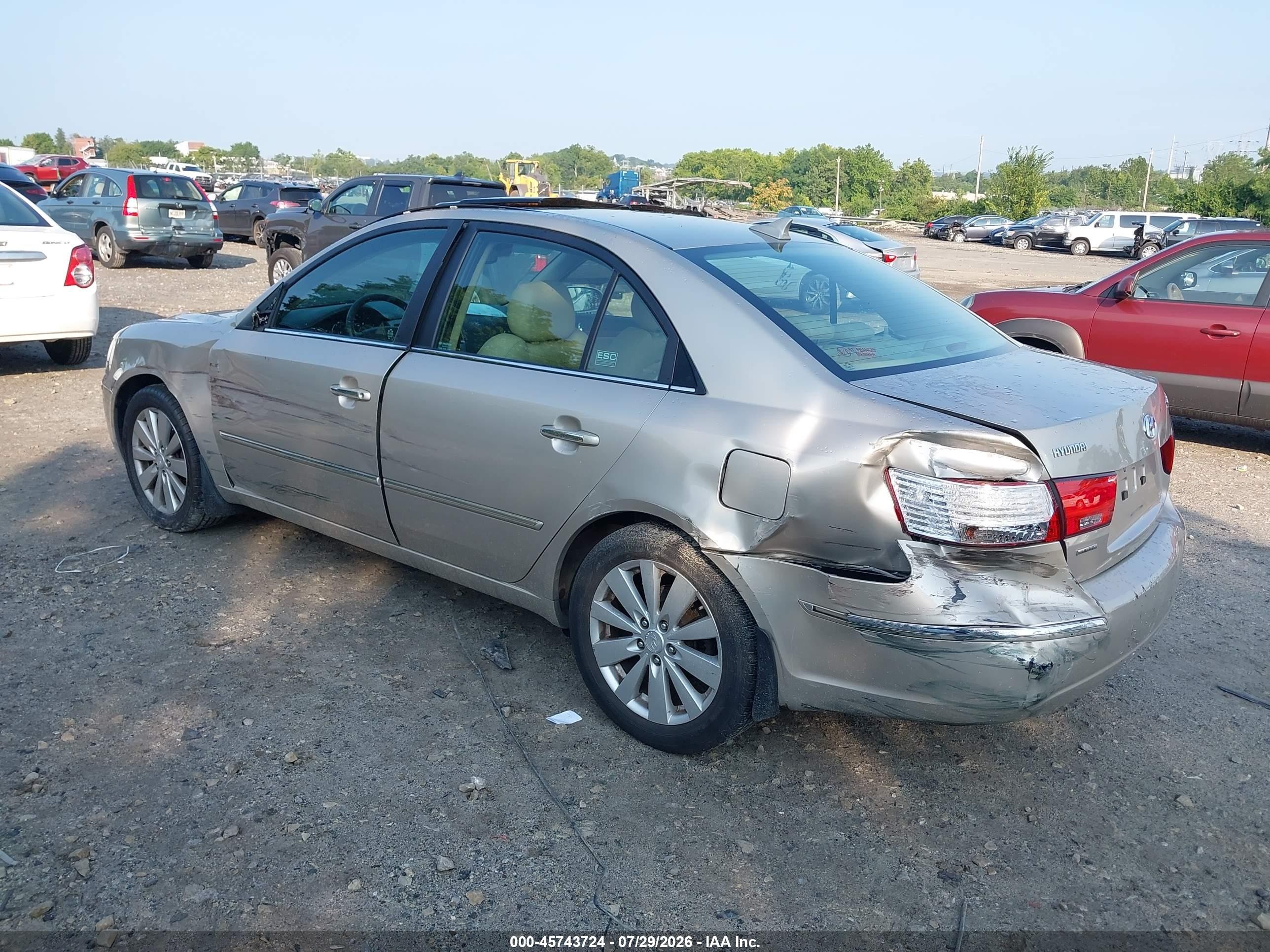 2010 Hyundai Sonata Limited Gold vin: 5NPEU4AC3AH608755