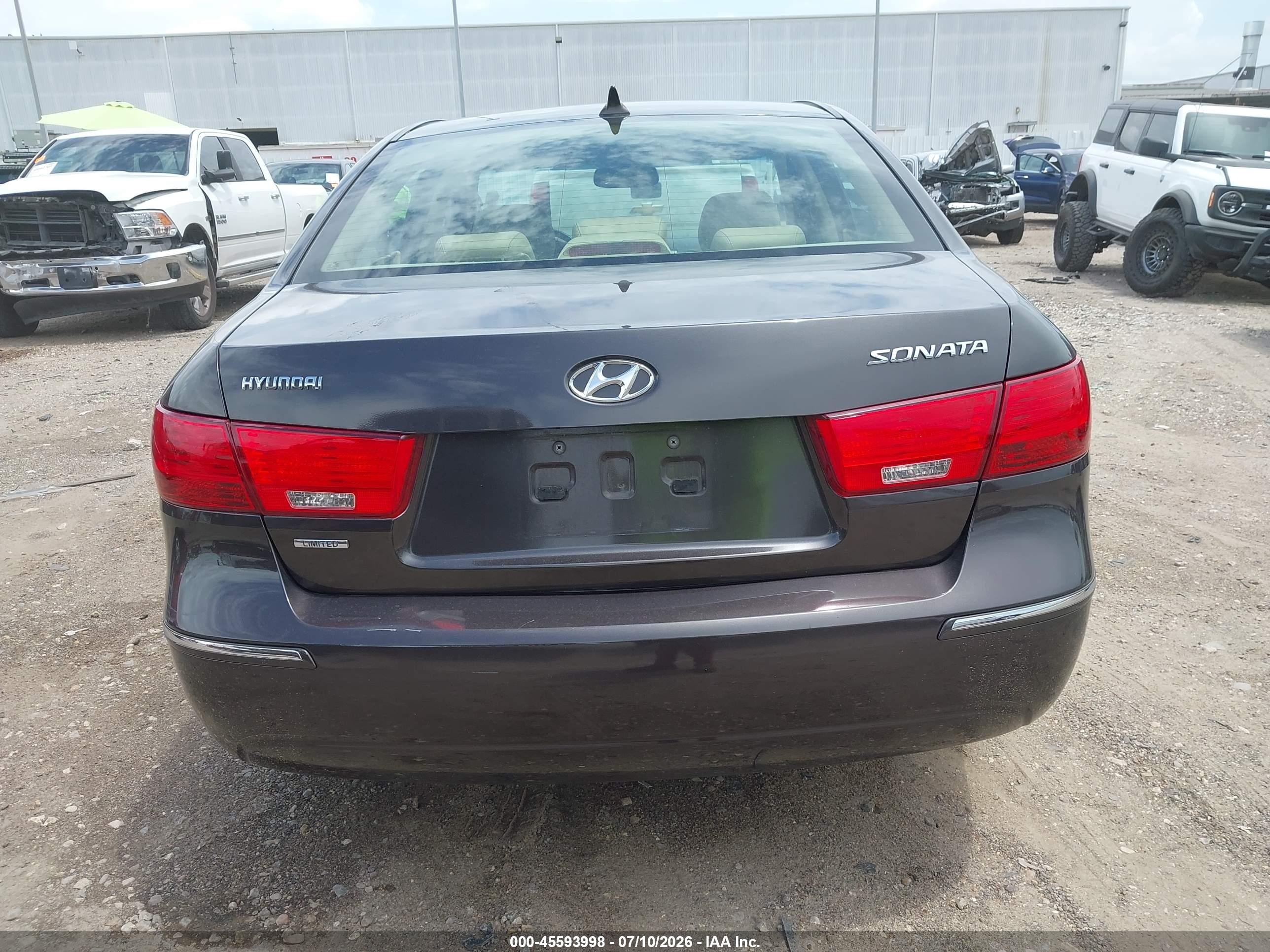 2010 Hyundai Sonata Limited Gray vin: 5NPEU4AC5AH623029