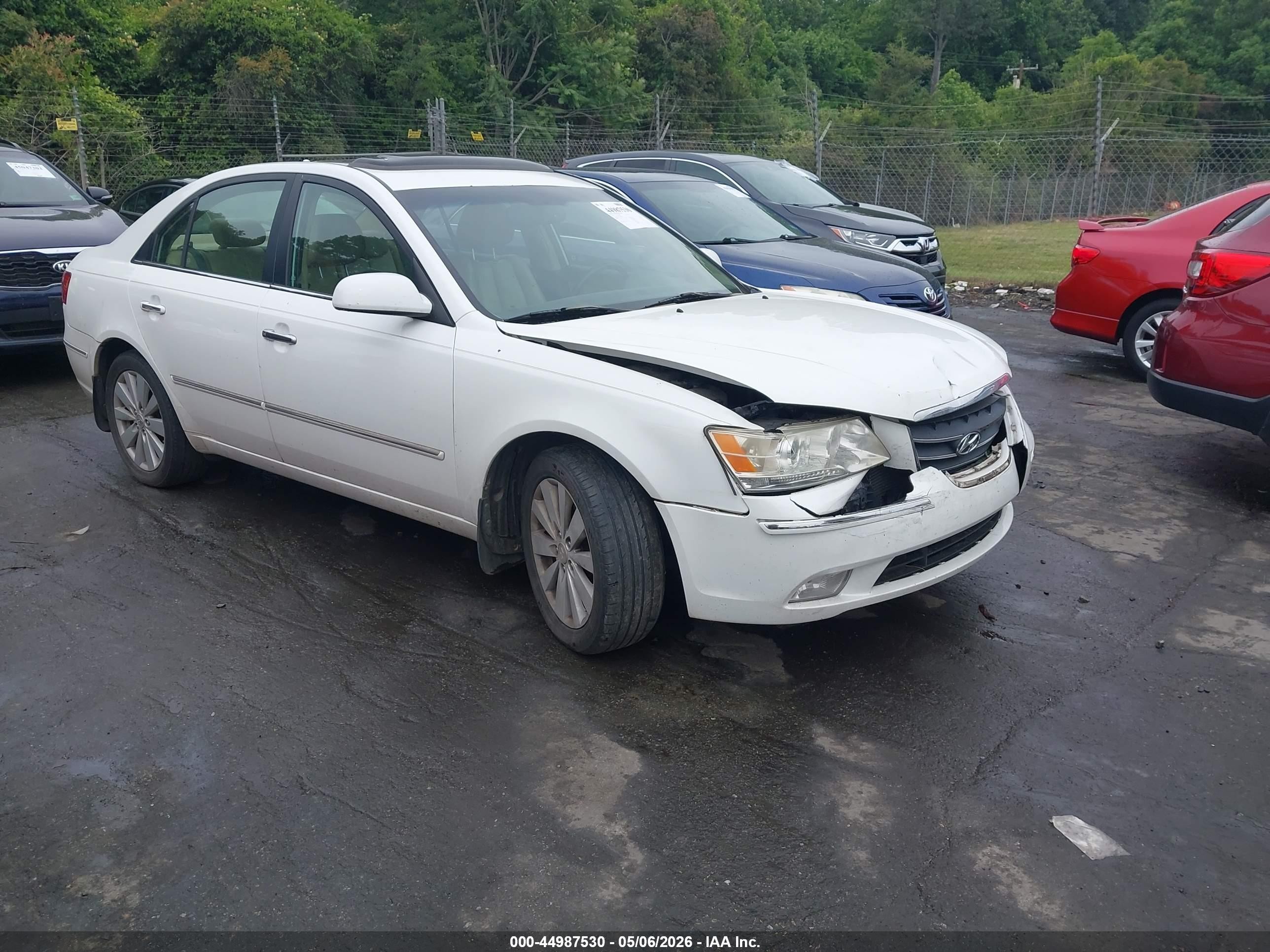 2010 Hyundai Sonata Limited Белый vin: 5NPEU4ACXAH629554