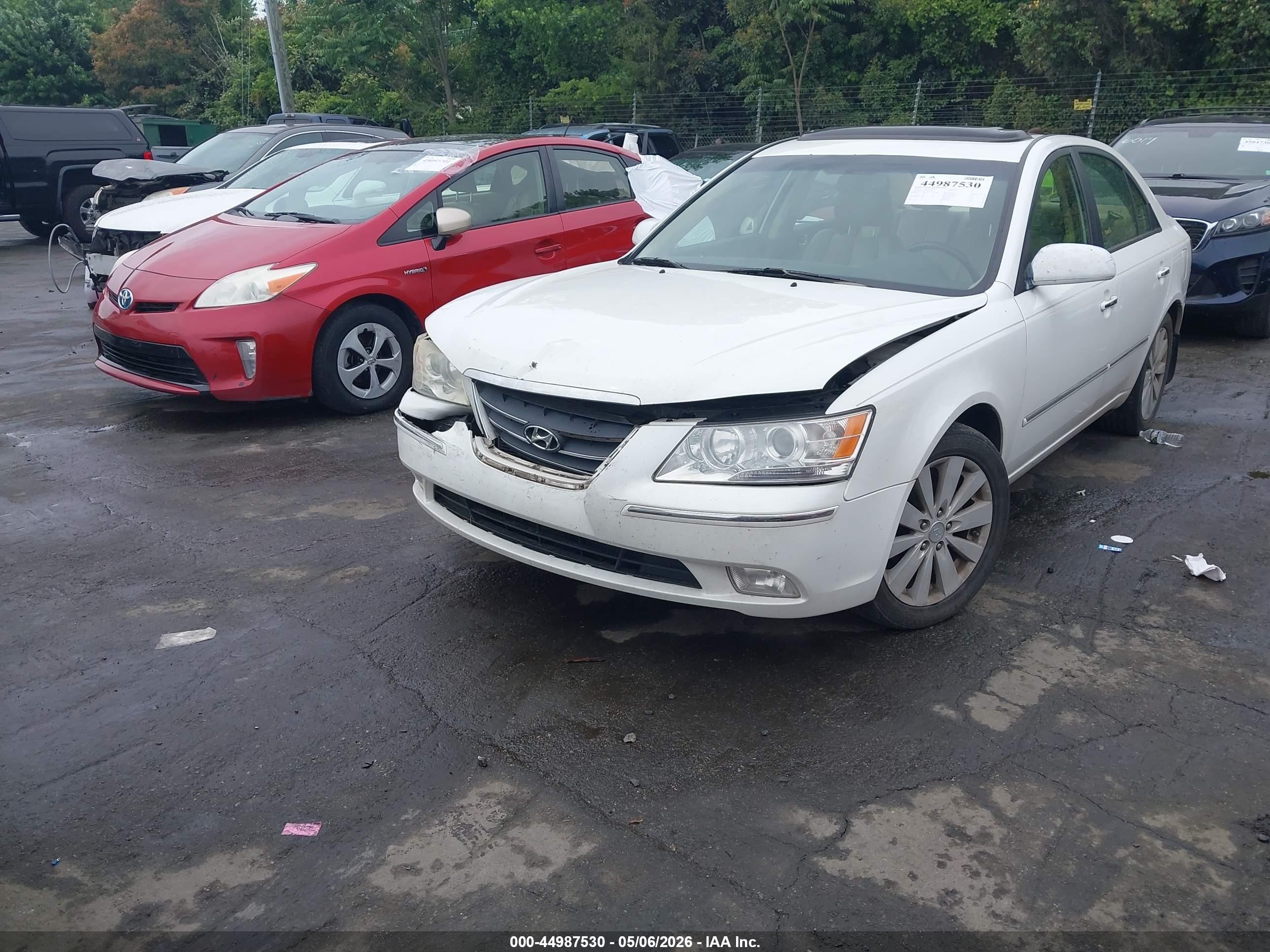 2010 Hyundai Sonata Limited Белый vin: 5NPEU4ACXAH629554