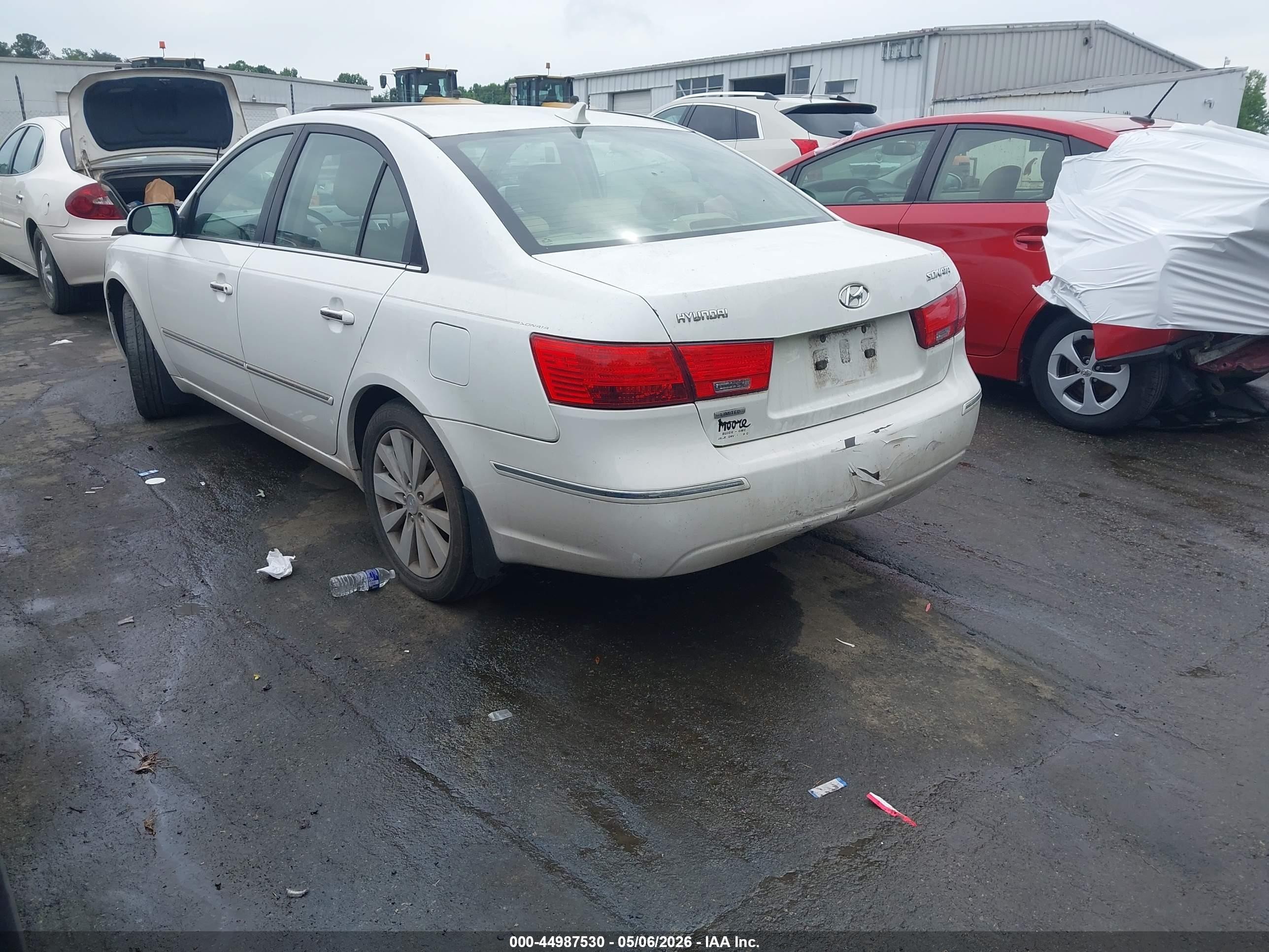 2010 Hyundai Sonata Limited Белый vin: 5NPEU4ACXAH629554