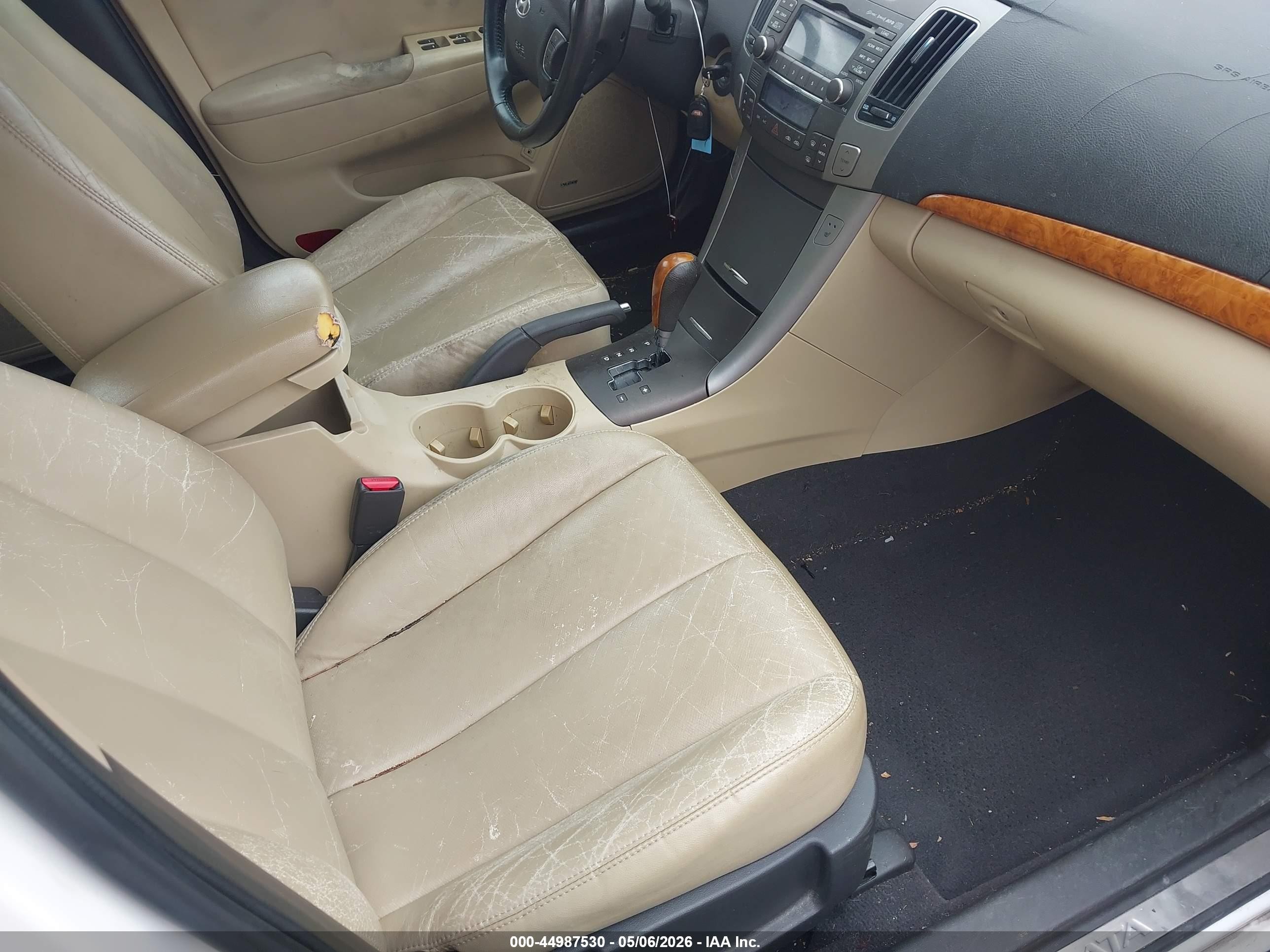 2010 Hyundai Sonata Limited Белый vin: 5NPEU4ACXAH629554