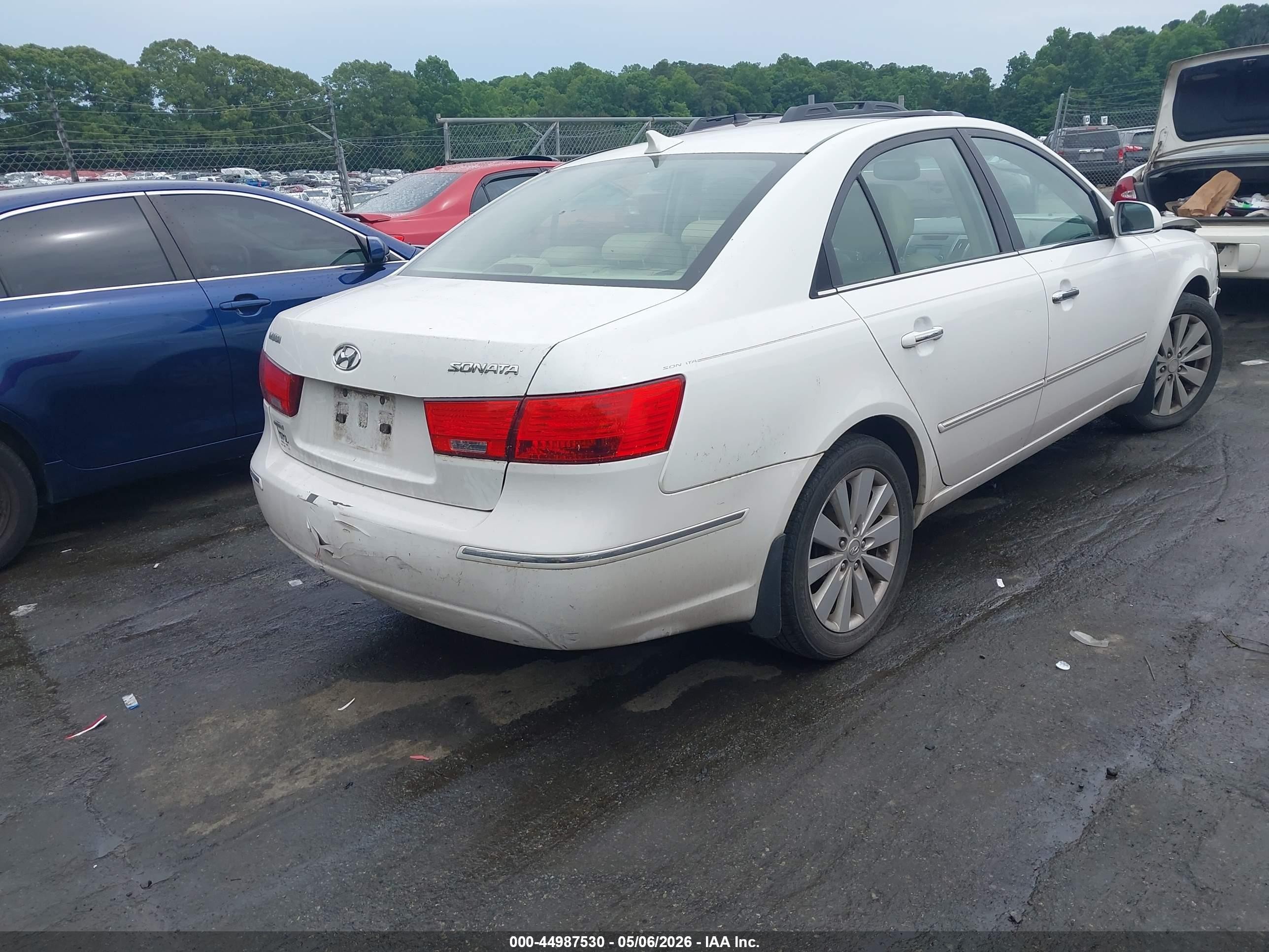 2010 Hyundai Sonata Limited Белый vin: 5NPEU4ACXAH629554