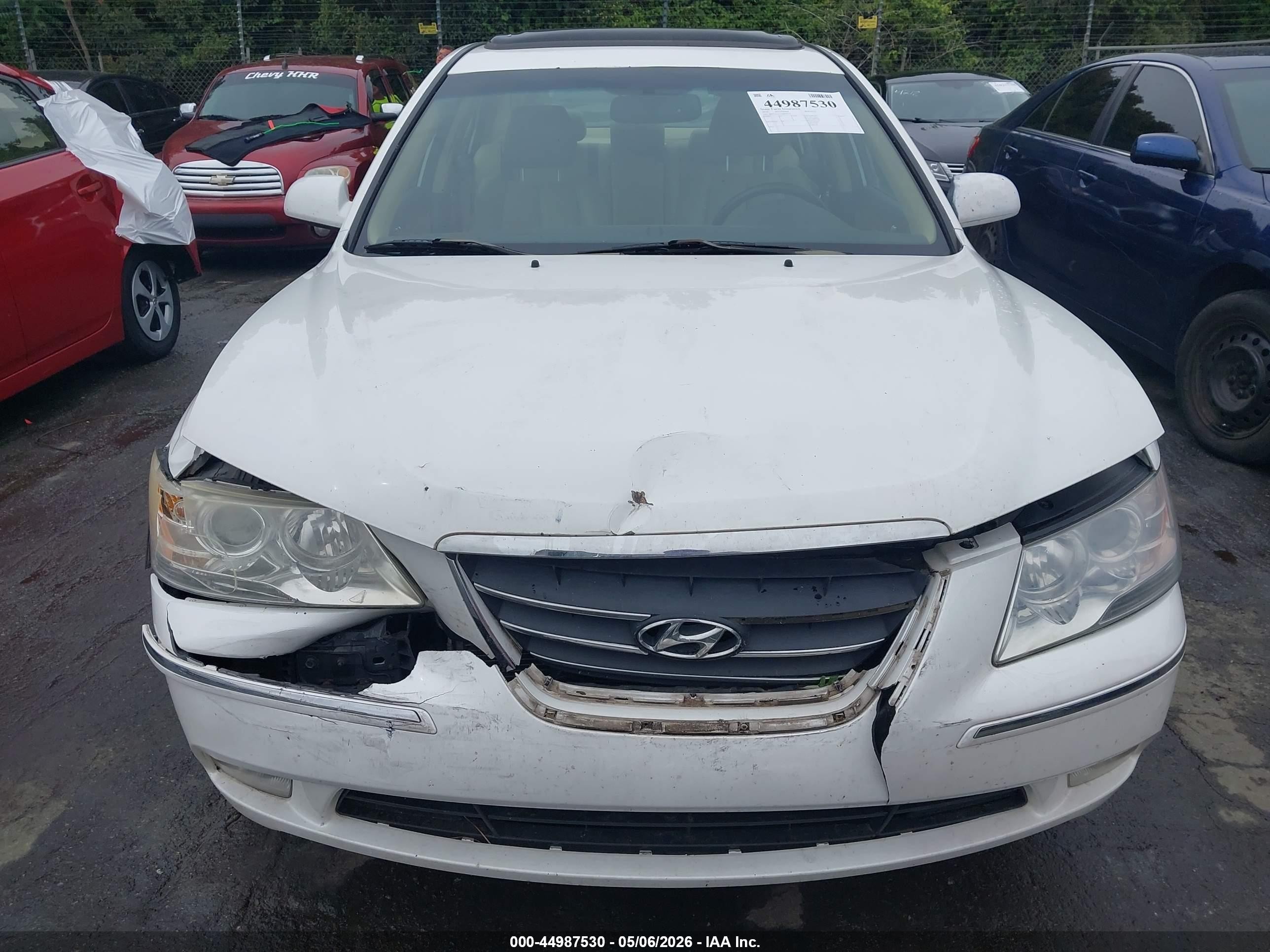 2010 Hyundai Sonata Limited Белый vin: 5NPEU4ACXAH629554