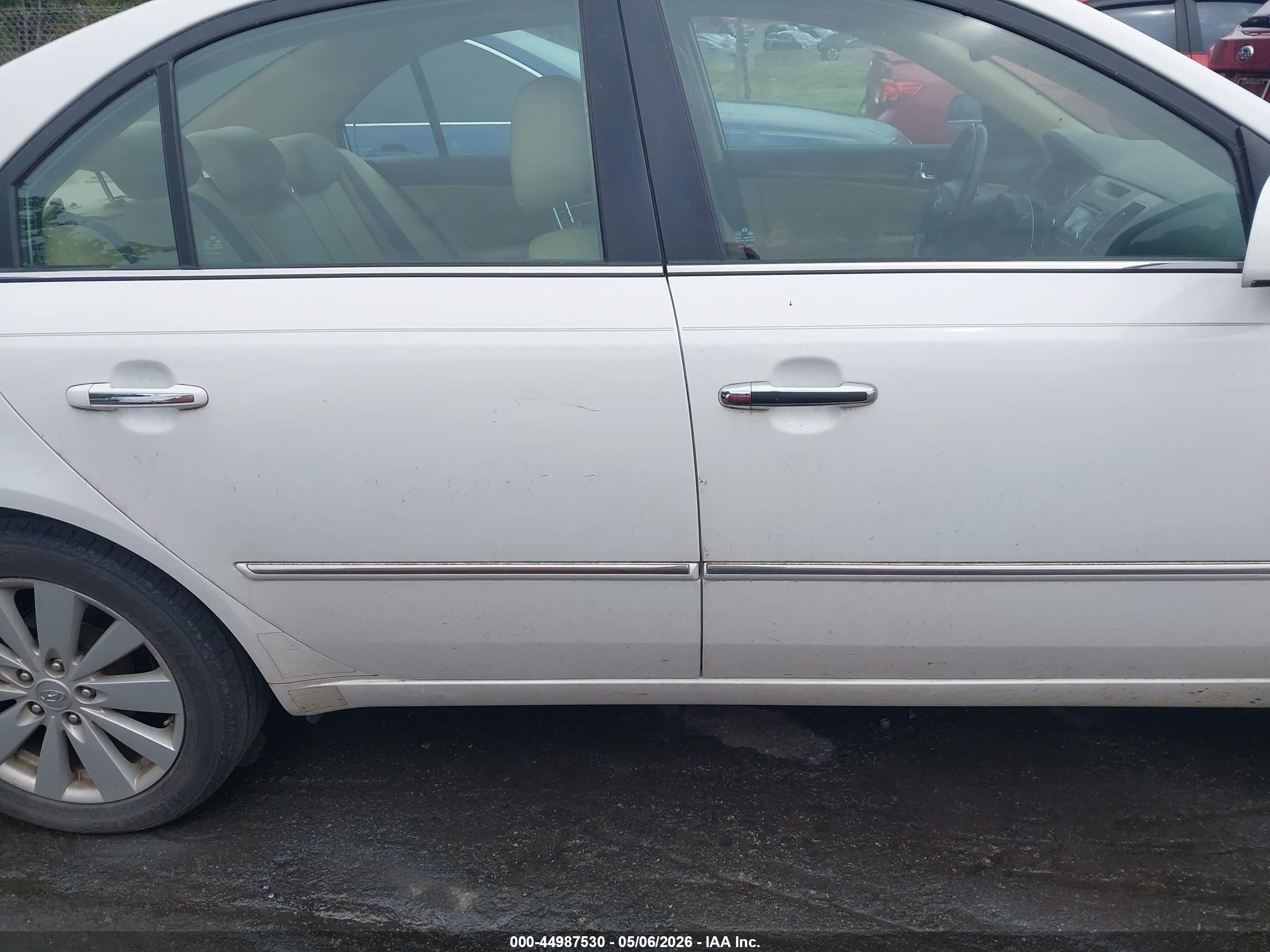 2010 Hyundai Sonata Limited Белый vin: 5NPEU4ACXAH629554