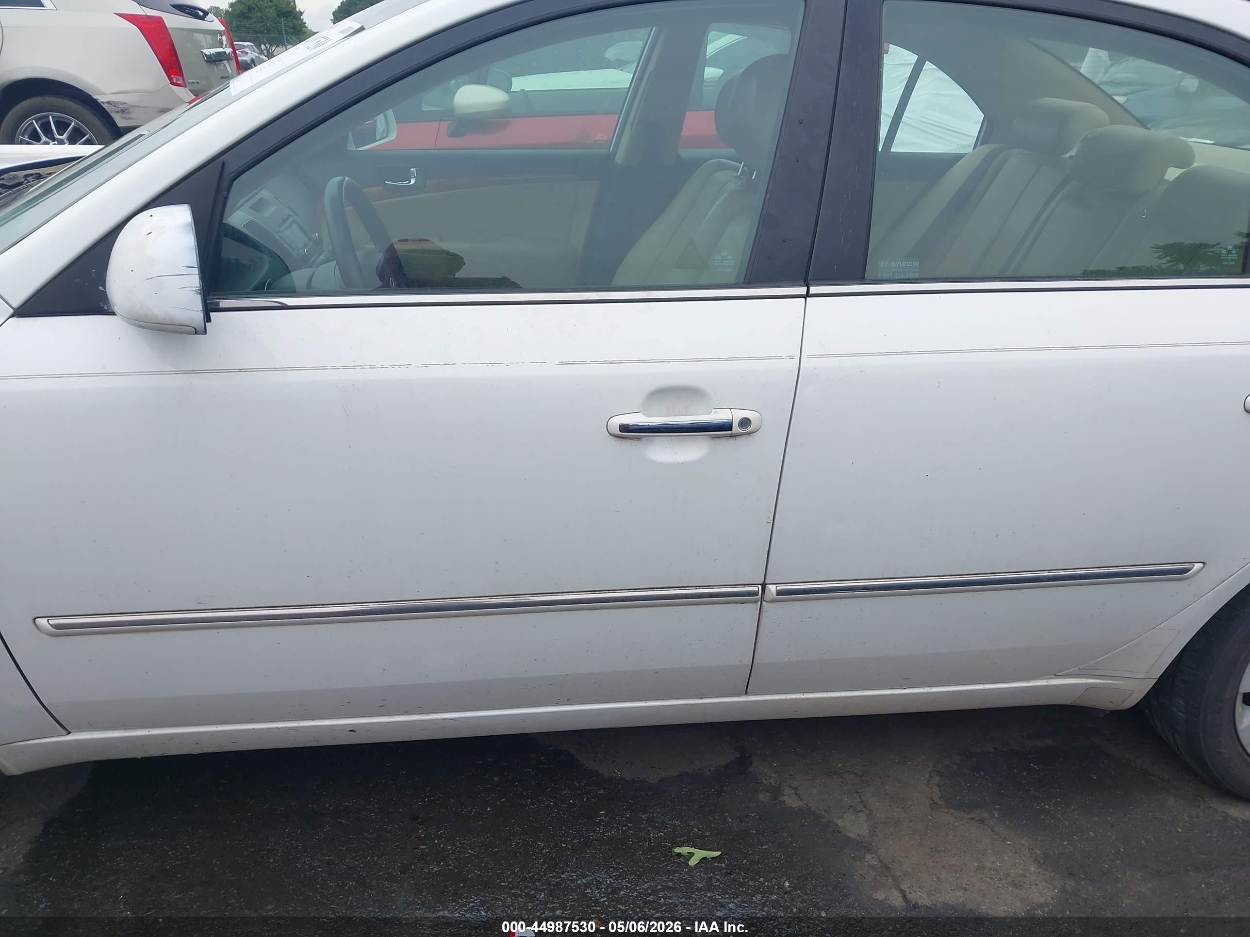 2010 Hyundai Sonata Limited Белый vin: 5NPEU4ACXAH629554