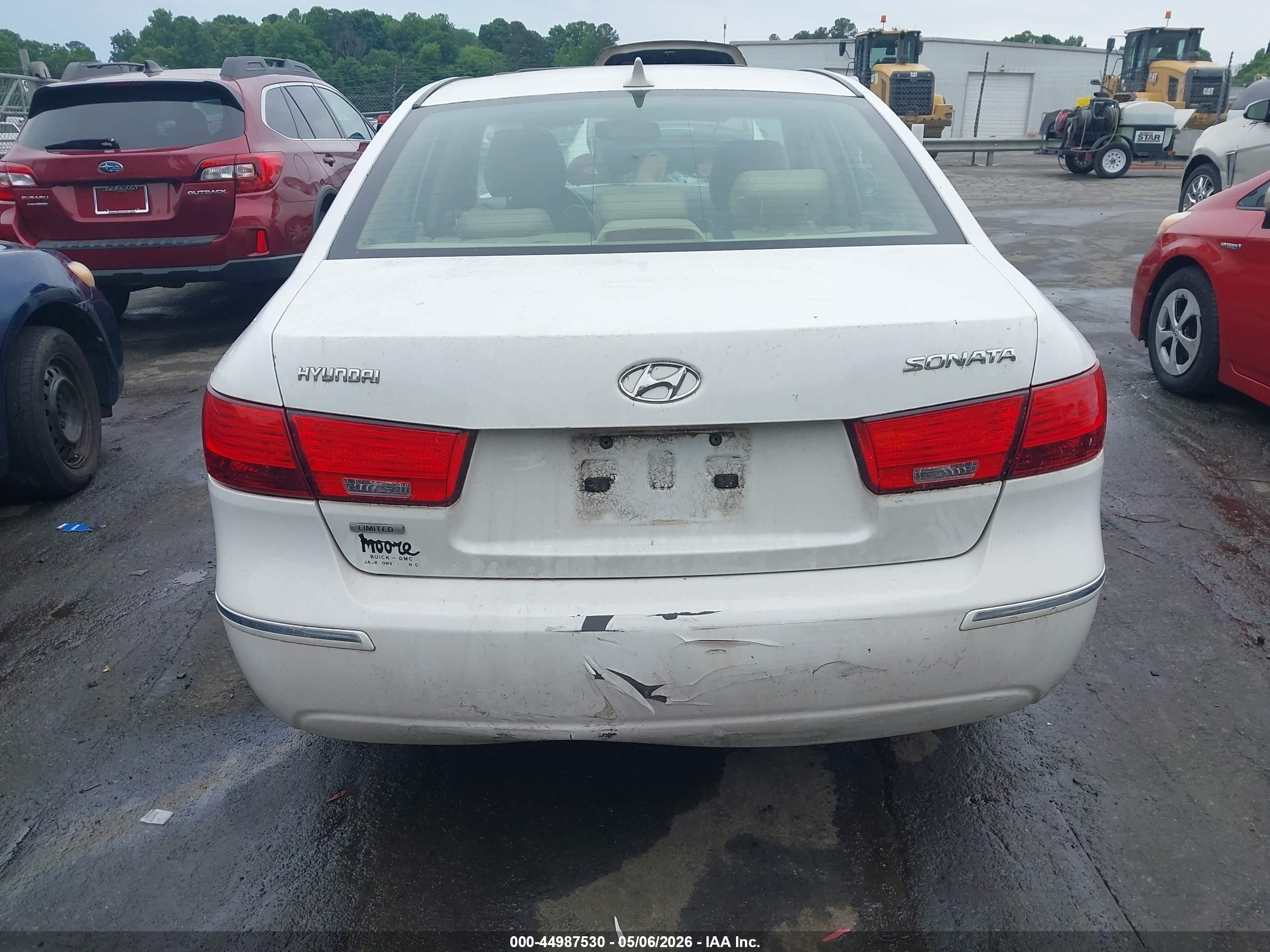 2010 Hyundai Sonata Limited Белый vin: 5NPEU4ACXAH629554