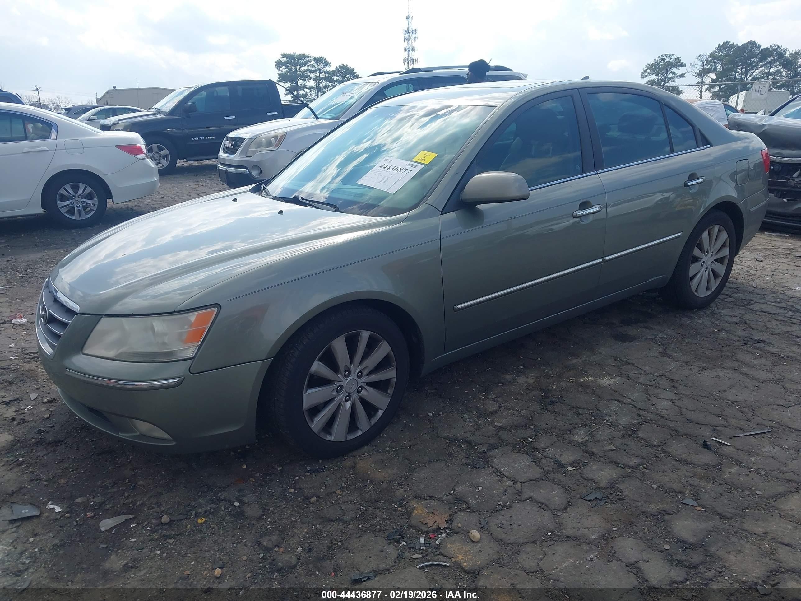 2010 Hyundai Sonata Limited V6 Зеленый vin: 5NPEU4AF1AH604827