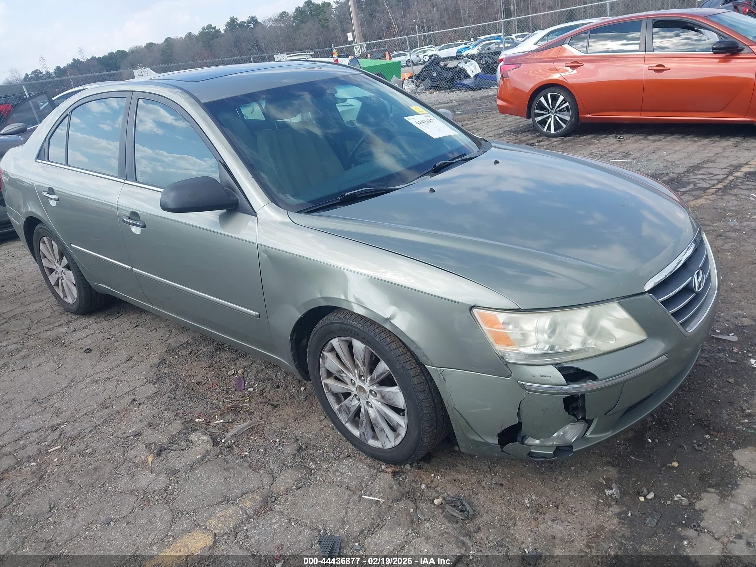 2010 Hyundai Sonata Limited V6 Green vin: 5NPEU4AF1AH604827