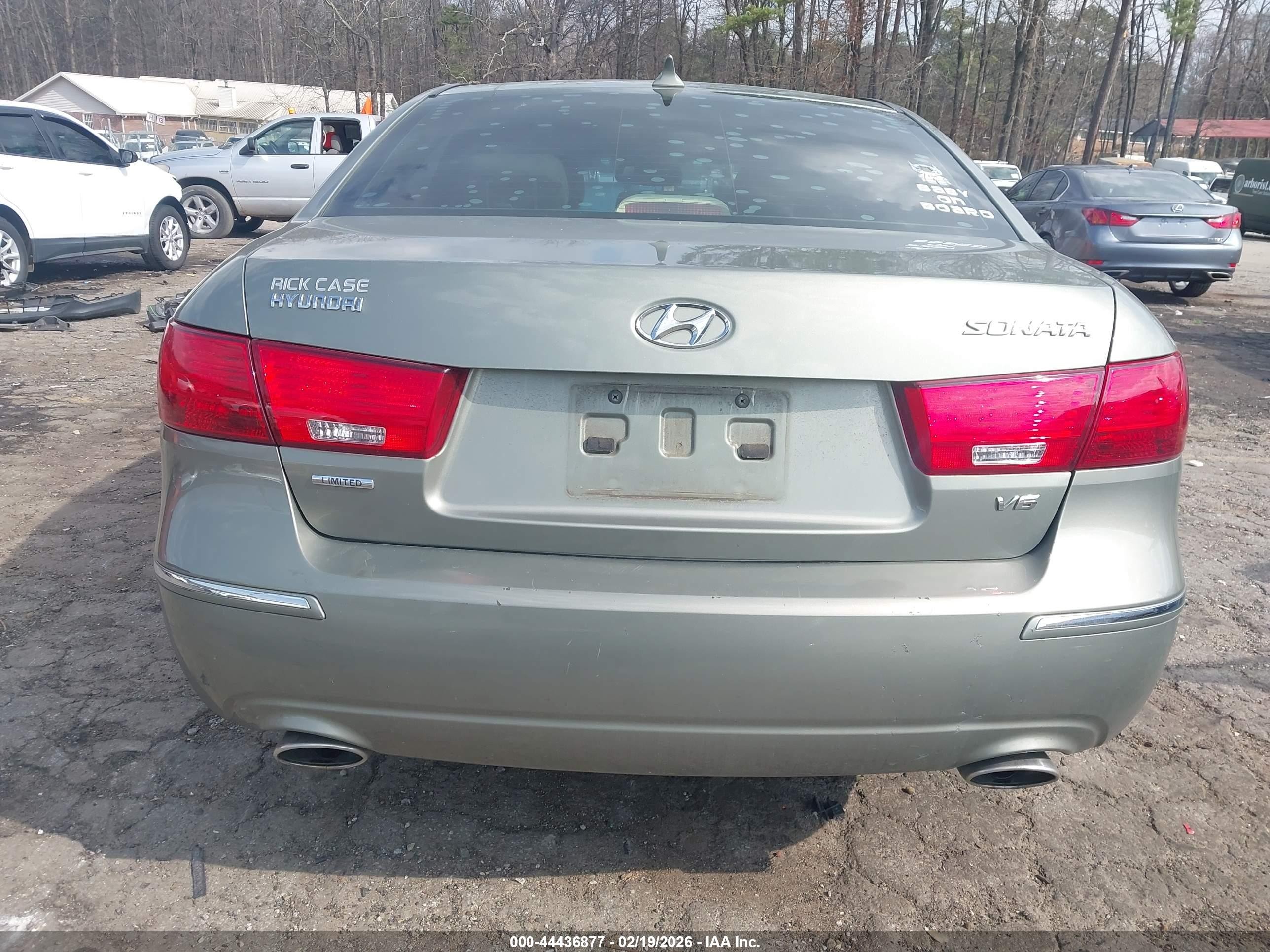 2010 Hyundai Sonata Limited V6 Зеленый vin: 5NPEU4AF1AH604827