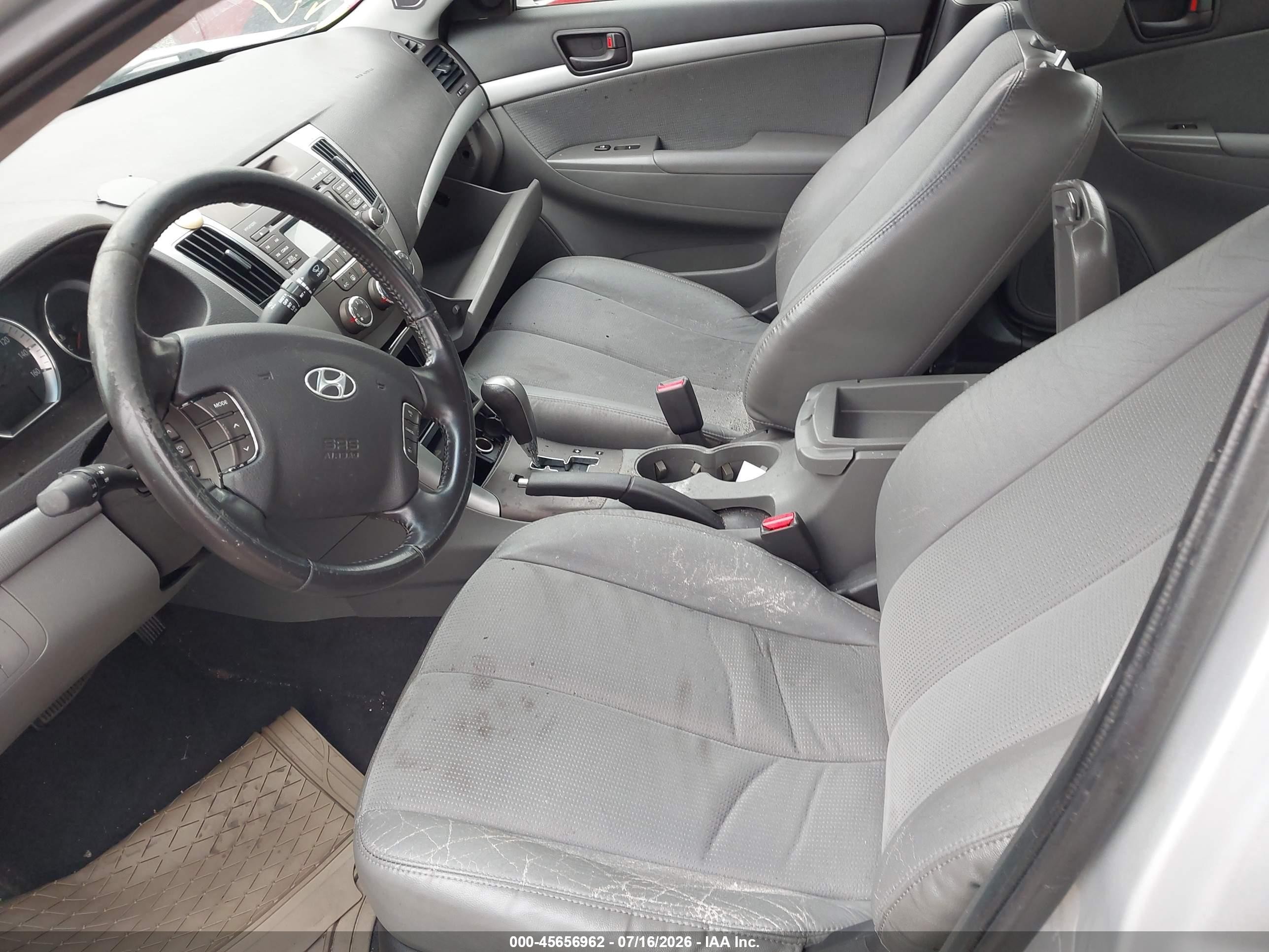 2010 Hyundai Sonata Se V6 Gray vin: 5NPEU4AF2AH607428