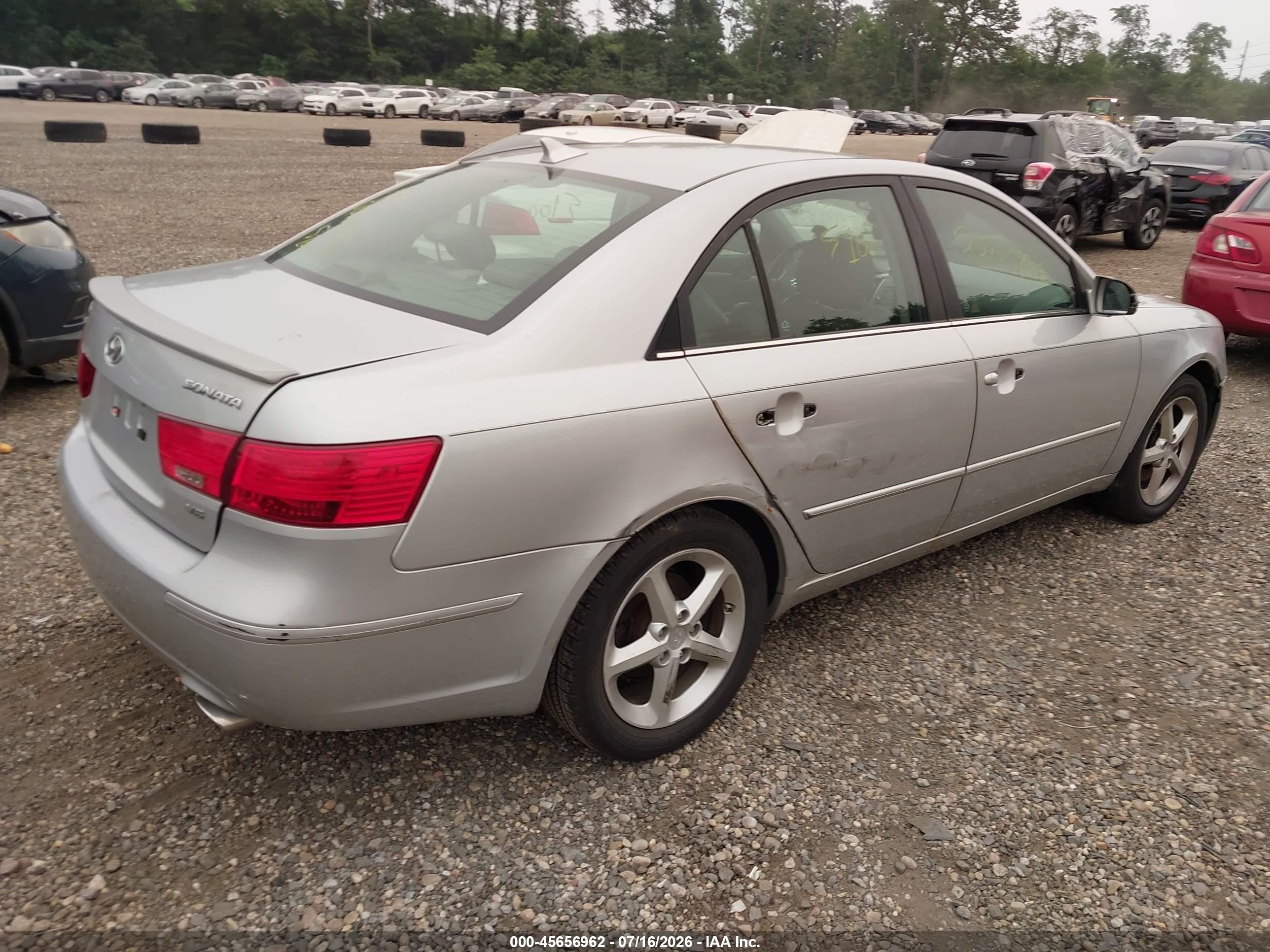 2010 Hyundai Sonata Se V6 Gray vin: 5NPEU4AF2AH607428