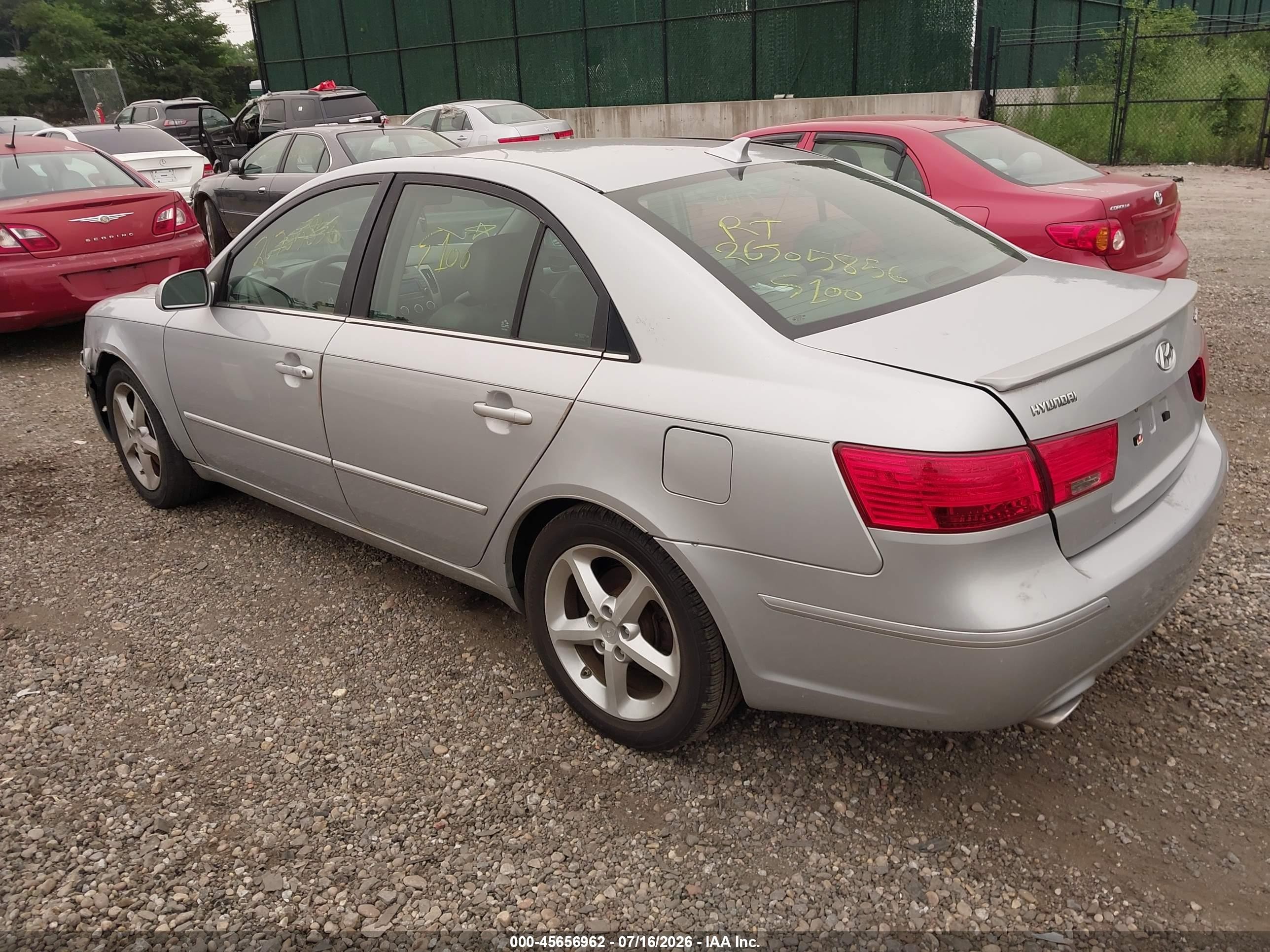 2010 Hyundai Sonata Se V6 Gray vin: 5NPEU4AF2AH607428