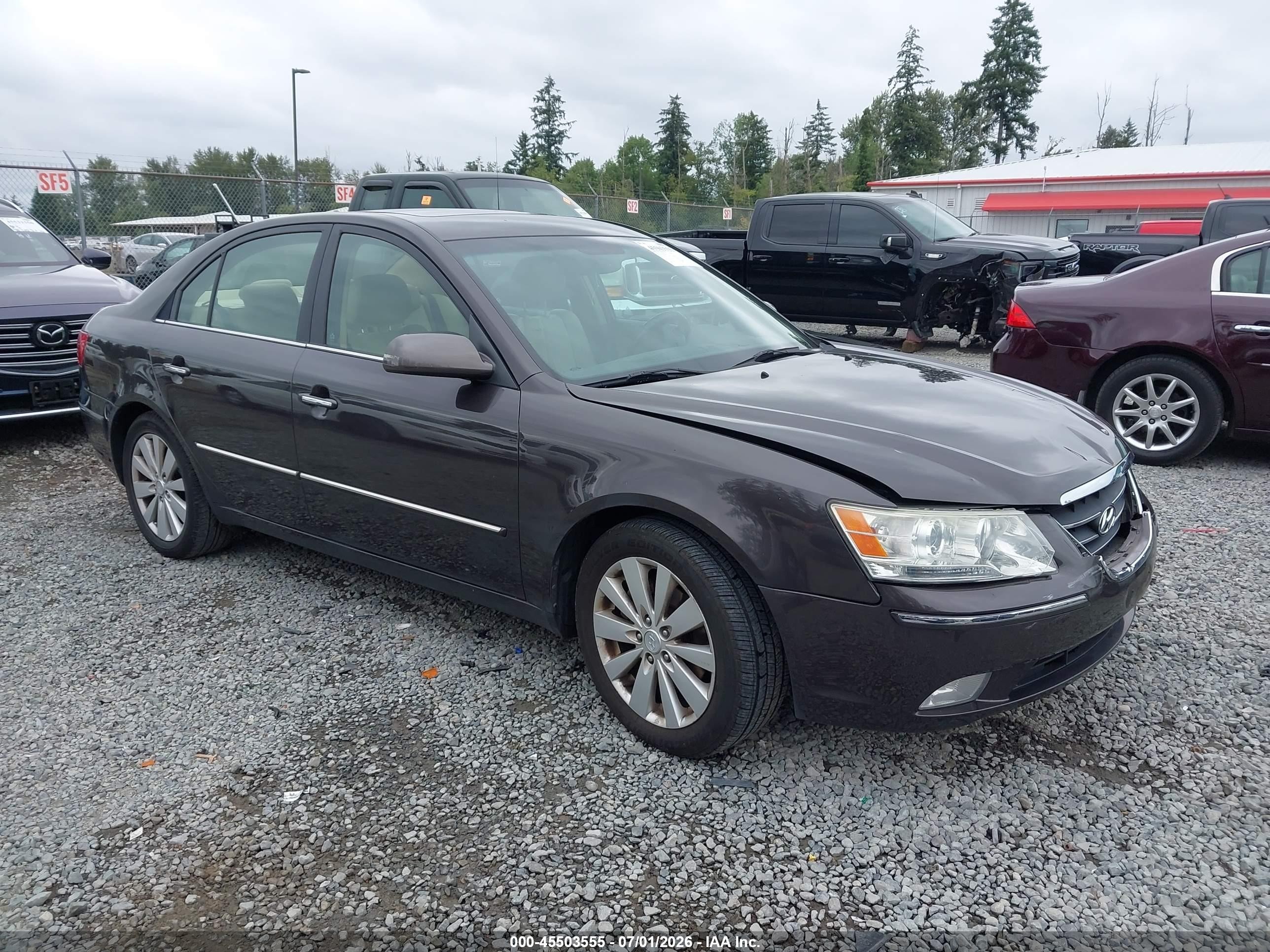 2010 Hyundai Sonata Limited V6 Black vin: 5NPEU4AF5AH593704