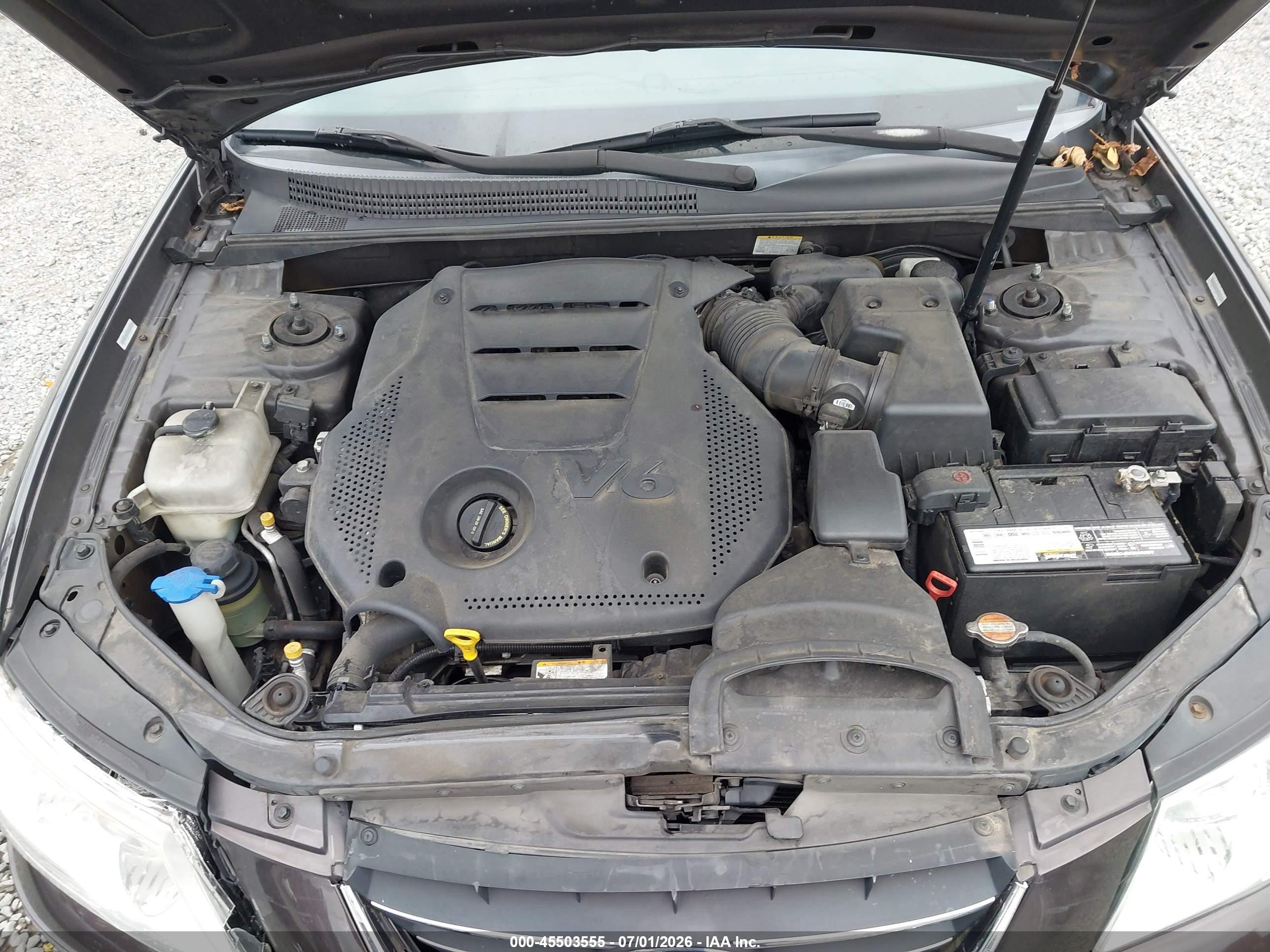 2010 Hyundai Sonata Limited V6 Black vin: 5NPEU4AF5AH593704