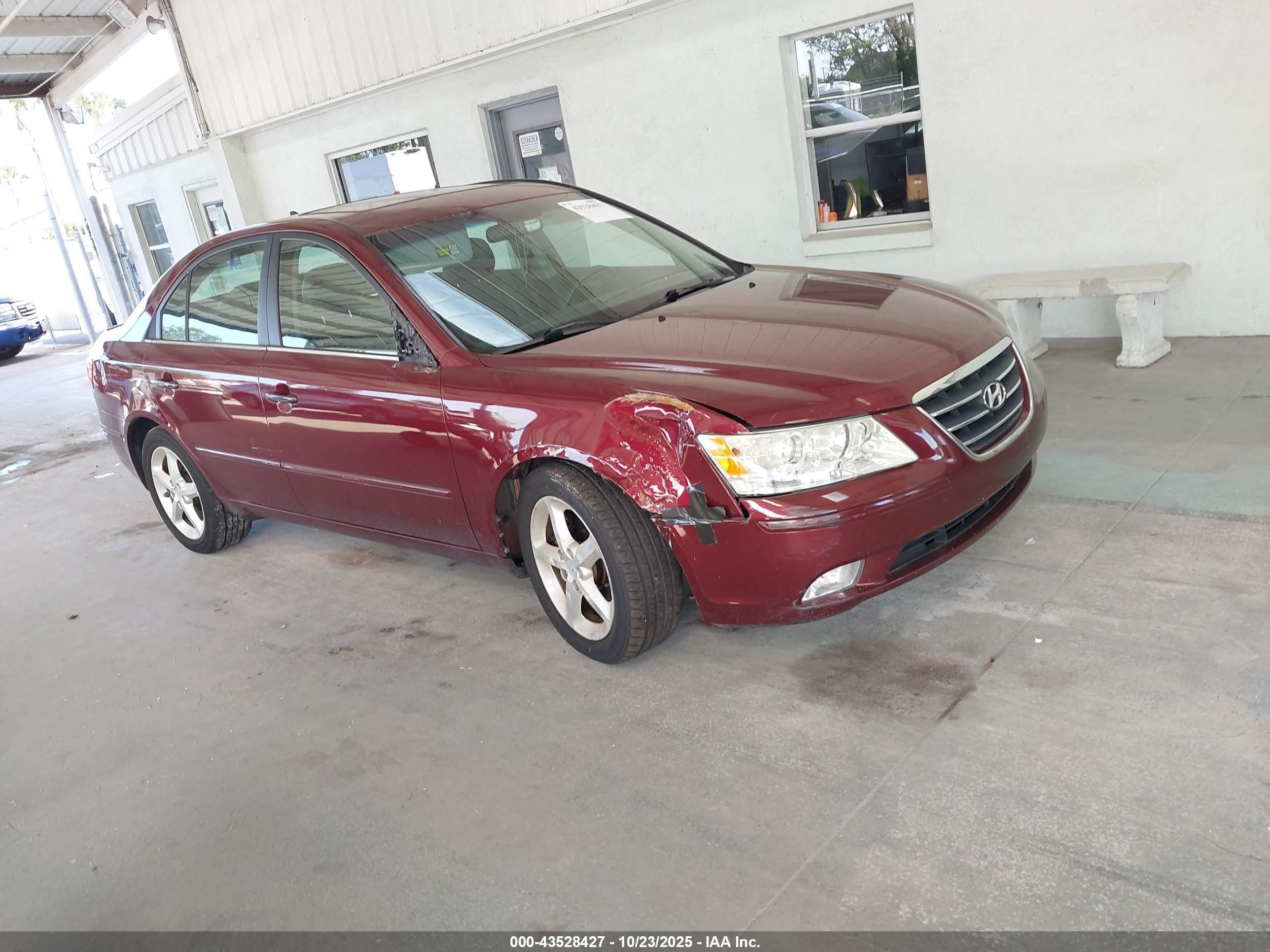 2010 Hyundai Sonata Se V6 Maroon vin: 5NPEU4AF5AH618617