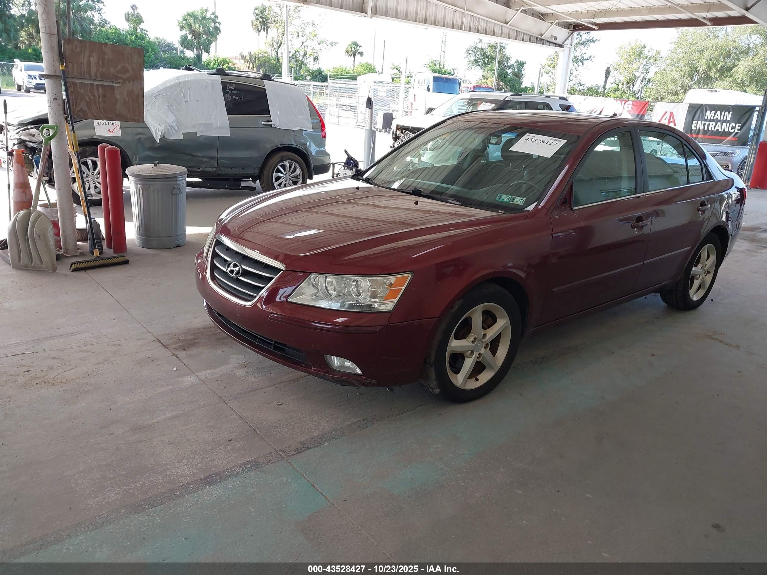 2010 Hyundai Sonata Se V6 Maroon vin: 5NPEU4AF5AH618617