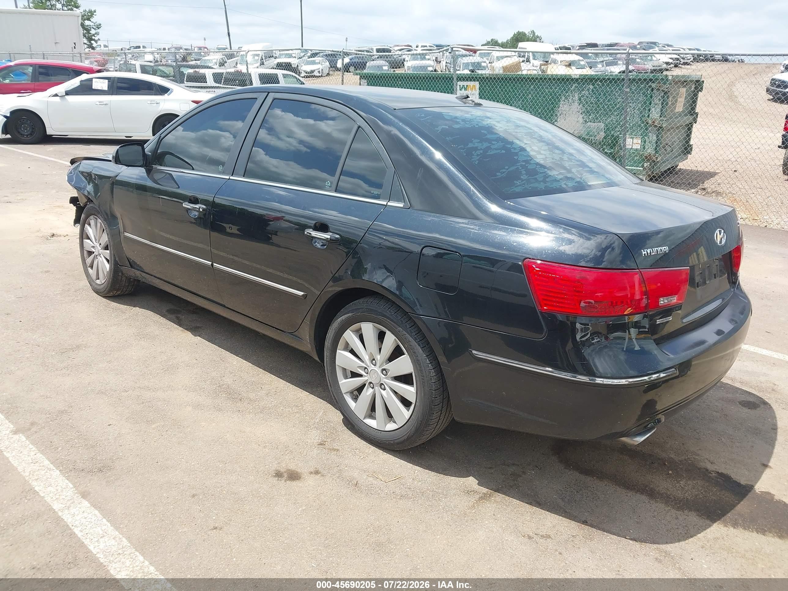 2010 Hyundai Sonata Limited V6 Black vin: 5NPEU4AF6AH602216