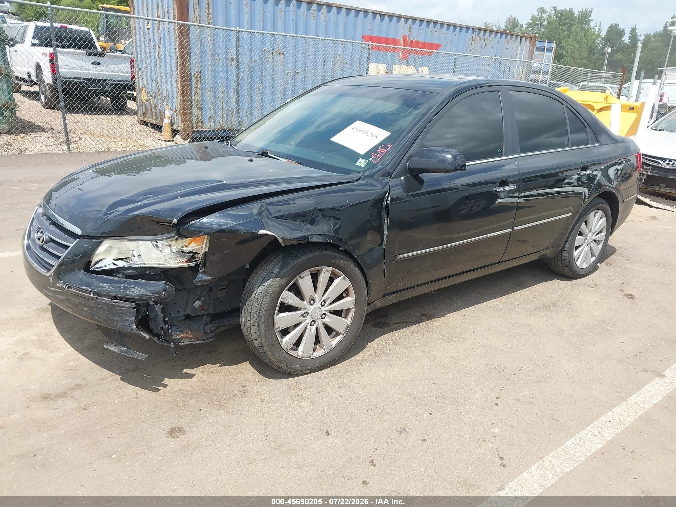 2010 Hyundai Sonata Limited V6 Black vin: 5NPEU4AF6AH602216