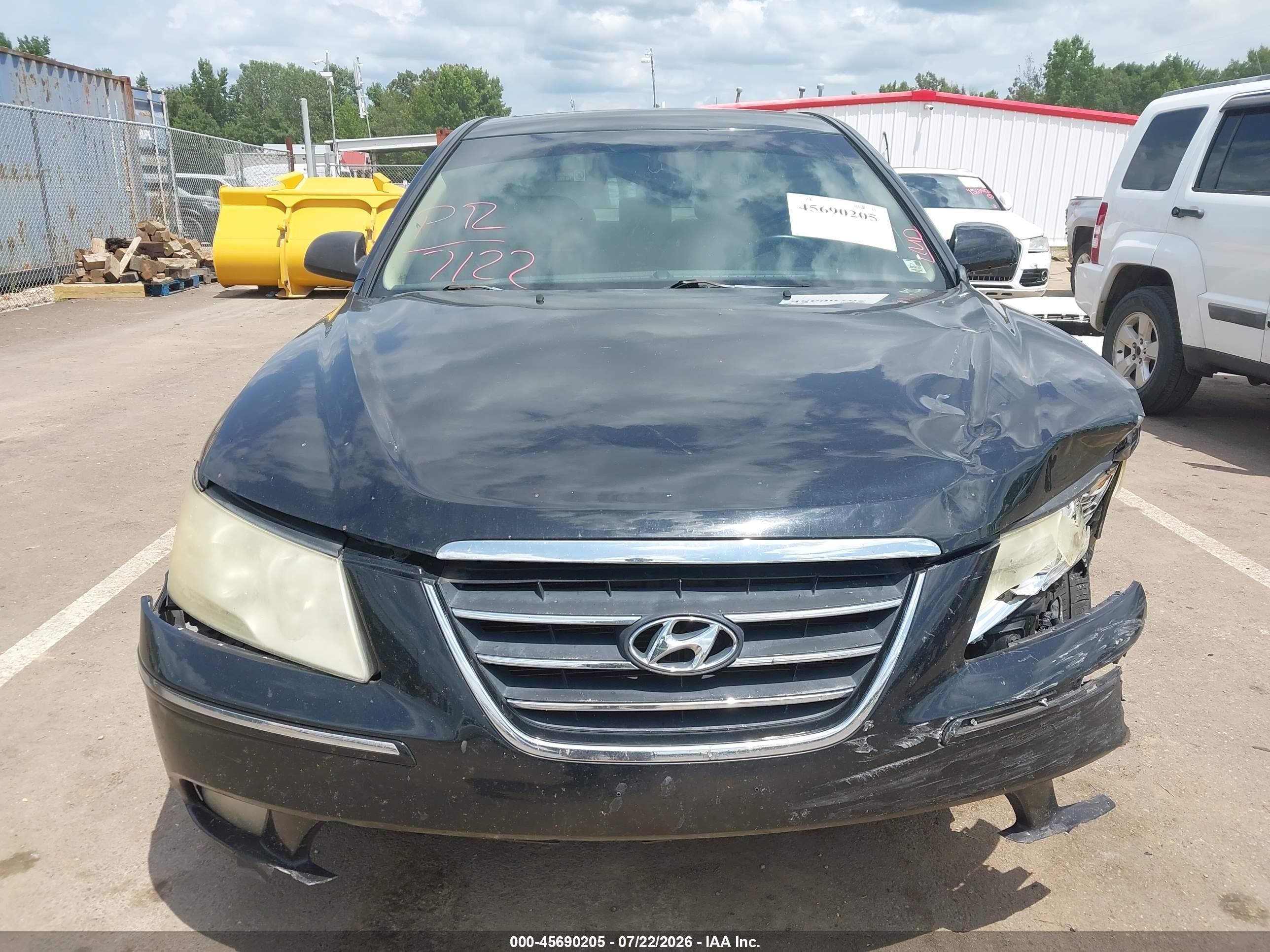 2010 Hyundai Sonata Limited V6 Black vin: 5NPEU4AF6AH602216
