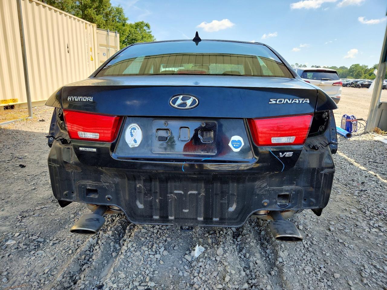 2010 Hyundai Sonata Limited V6 Black vin: 5NPEU4AF6AH609957