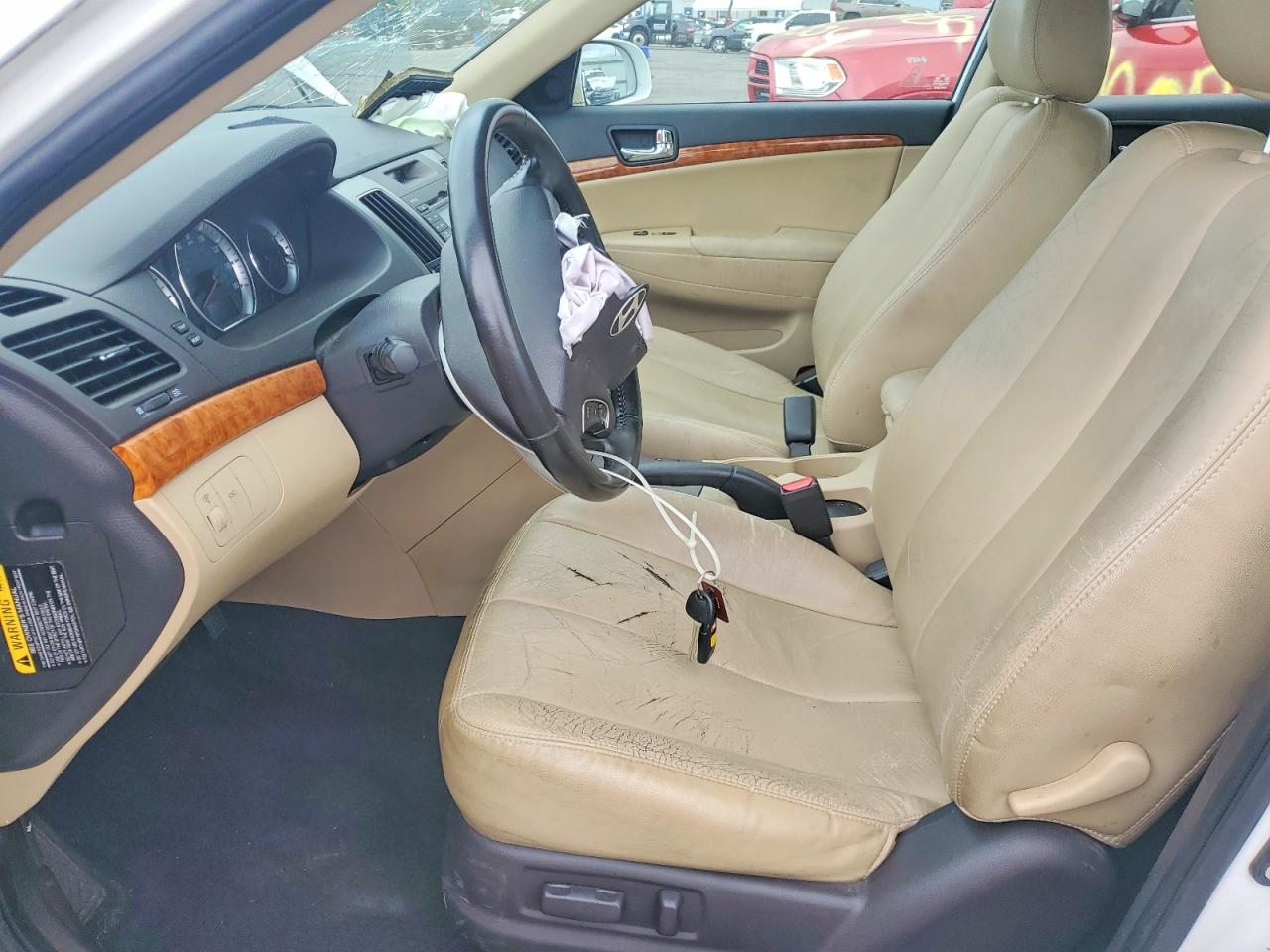 2010 Hyundai Sonata Limited V6 White vin: 5NPEU4AF8AH599299