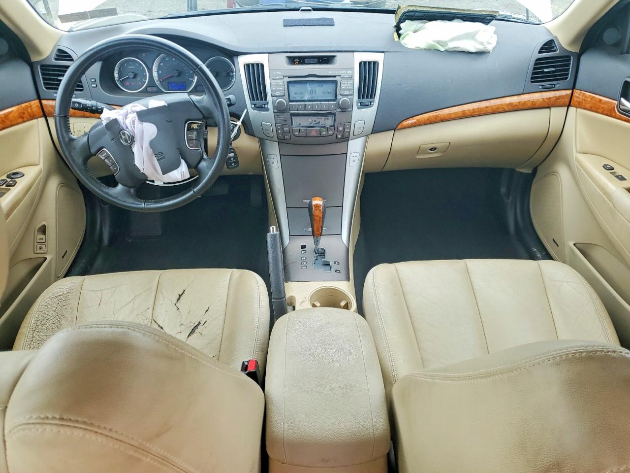 2010 Hyundai Sonata Limited V6 White vin: 5NPEU4AF8AH599299