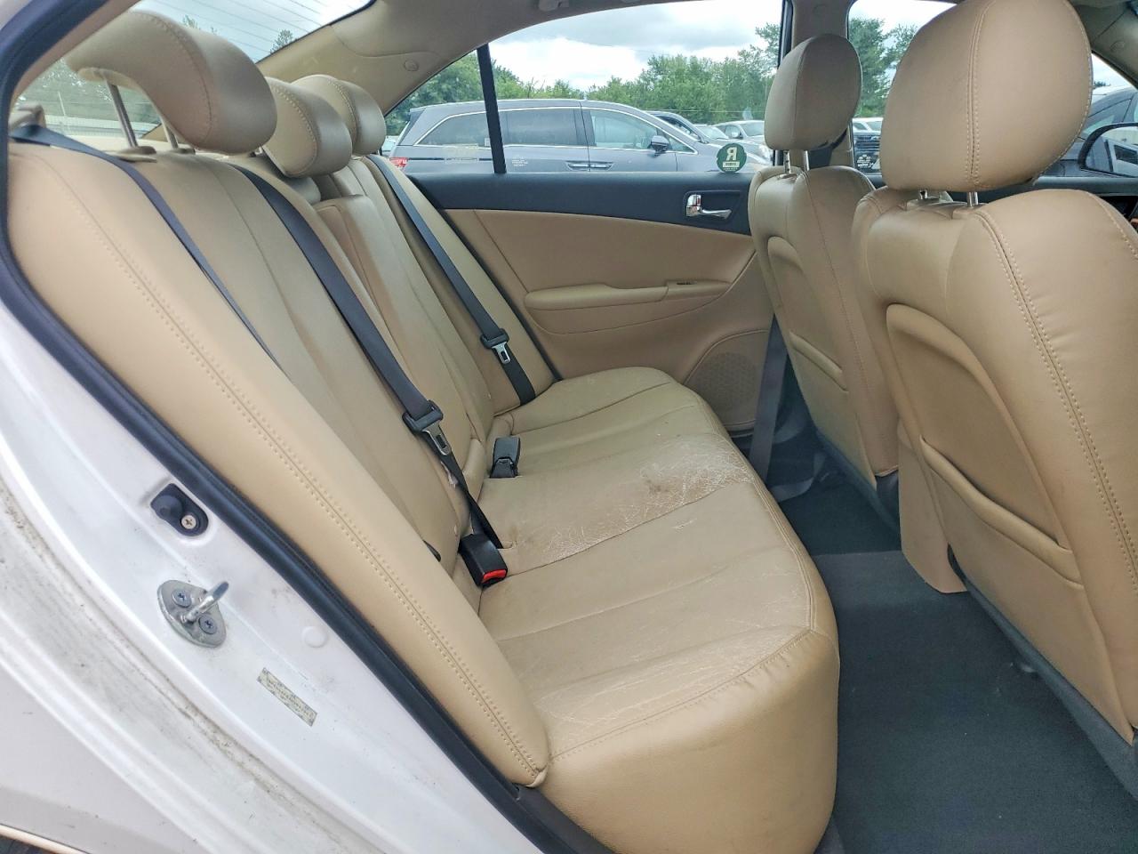 2010 Hyundai Sonata Limited V6 White vin: 5NPEU4AF8AH599299