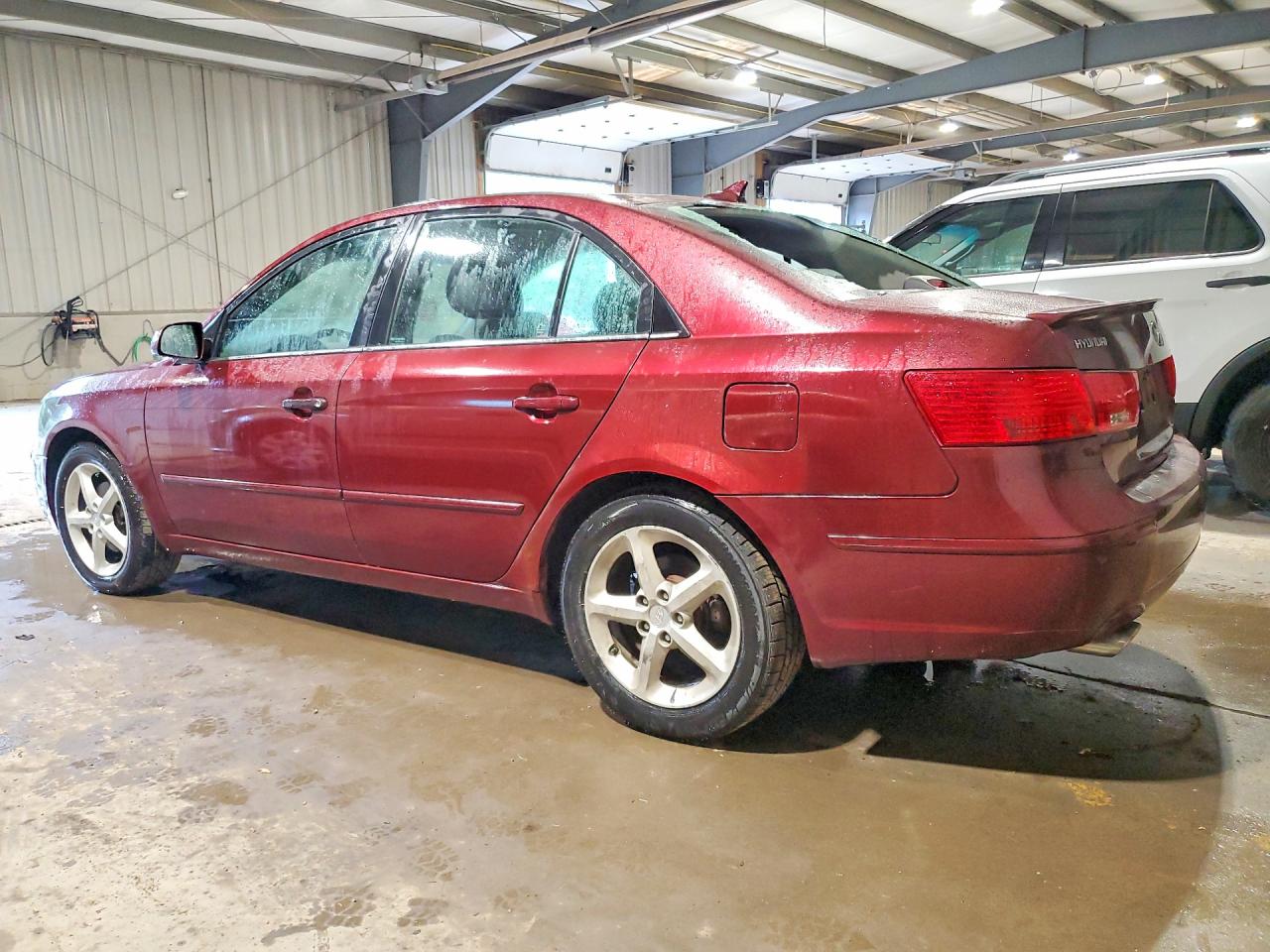2010 Hyundai Sonata Se V6 Maroon vin: 5NPEU4AFXAH638703