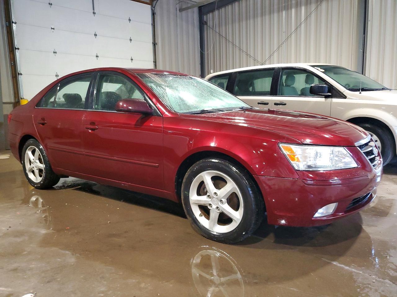 2010 Hyundai Sonata Se V6 Maroon vin: 5NPEU4AFXAH638703