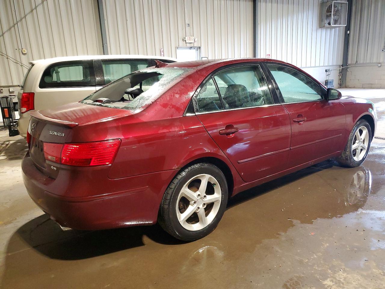 2010 Hyundai Sonata Se V6 Maroon vin: 5NPEU4AFXAH638703