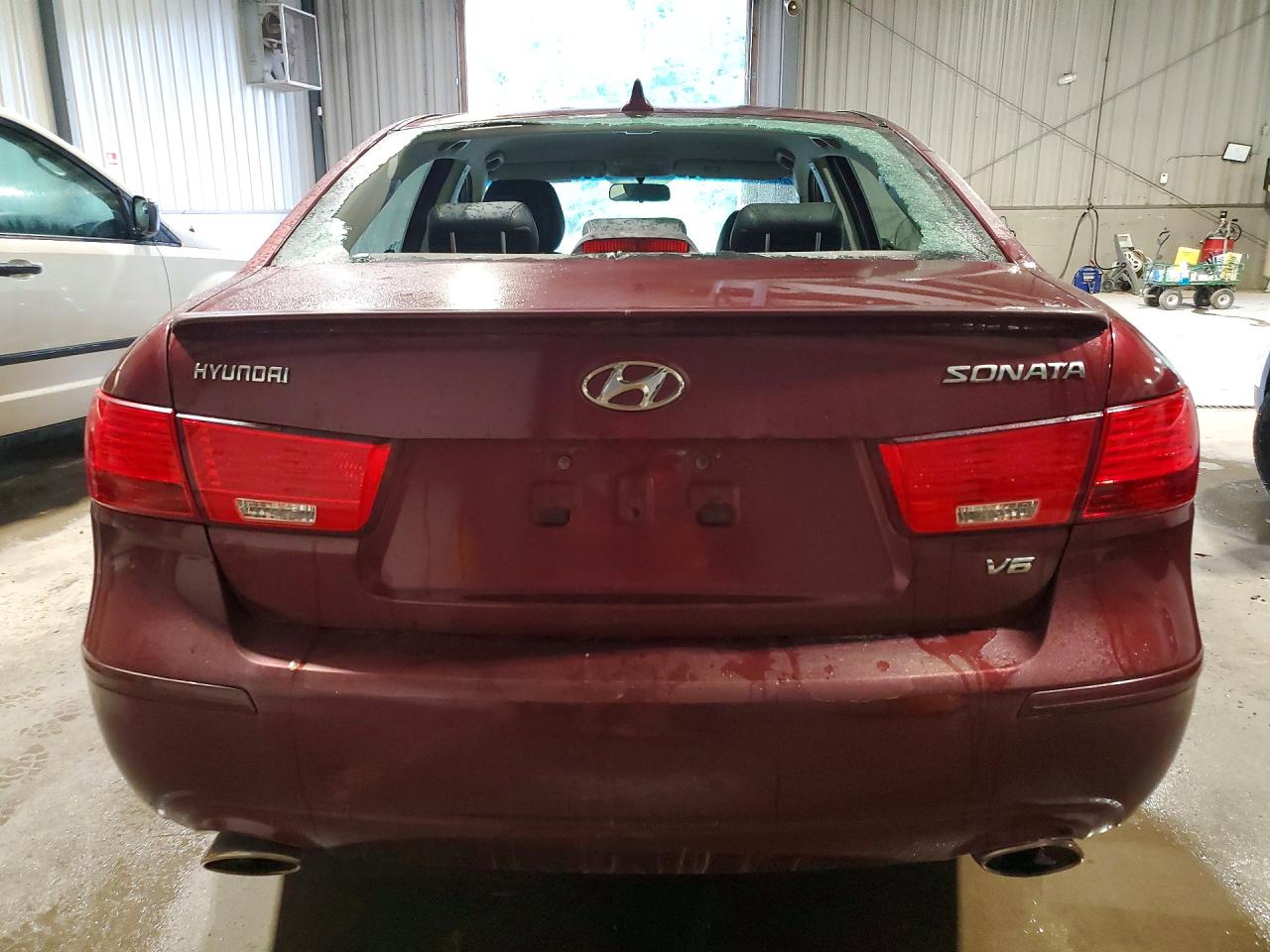 2010 Hyundai Sonata Se V6 Maroon vin: 5NPEU4AFXAH638703