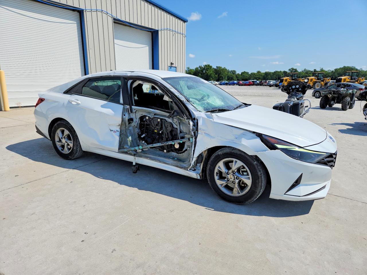 2021 Hyundai Elantra Se Белый vin: 5NPLL4AG1MH033525