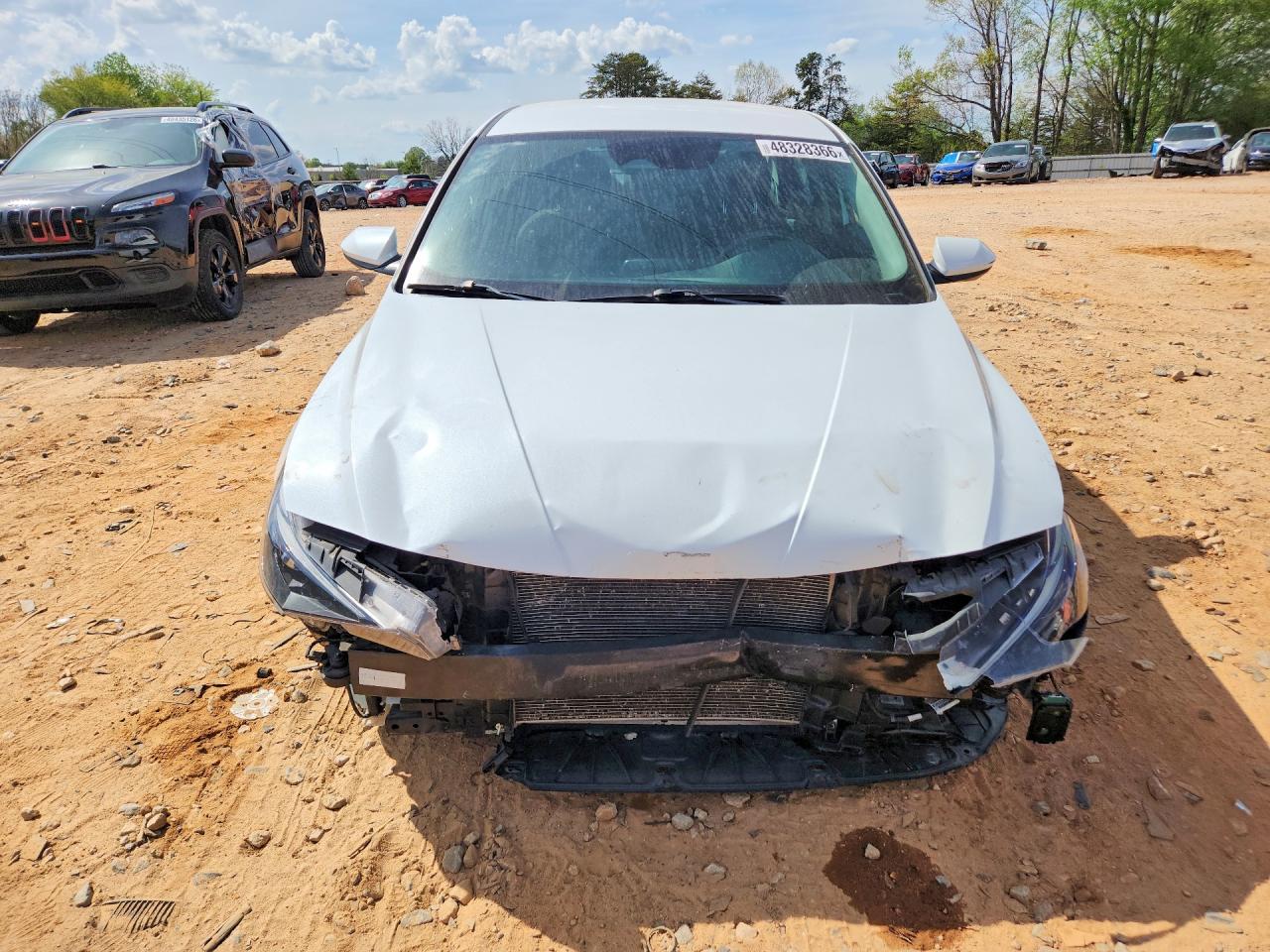 2021 Hyundai Elantra Se White vin: 5NPLL4AG3MH049113