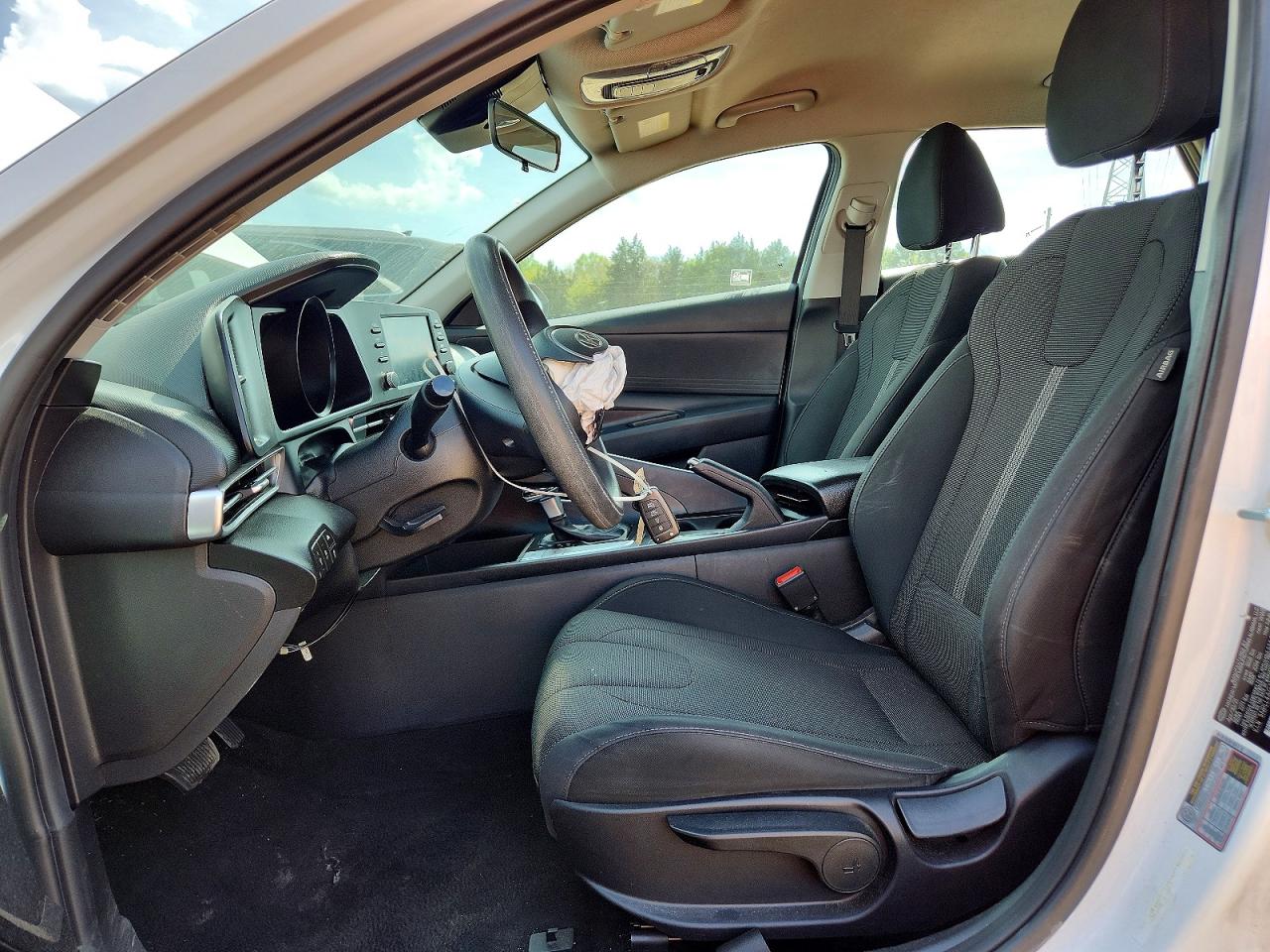 2021 Hyundai Elantra Se White vin: 5NPLL4AG3MH049113