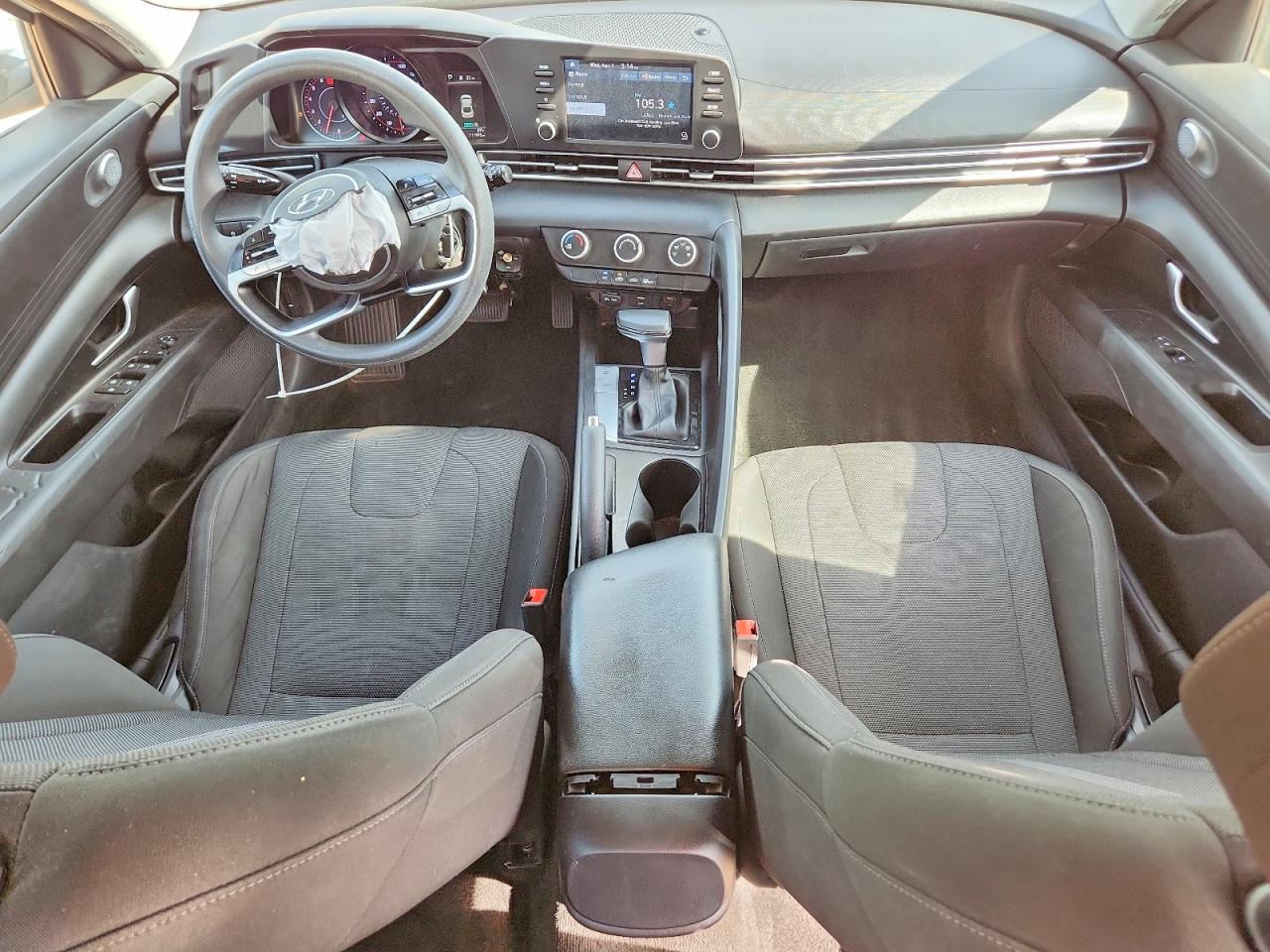 2021 Hyundai Elantra Se White vin: 5NPLL4AG3MH049113