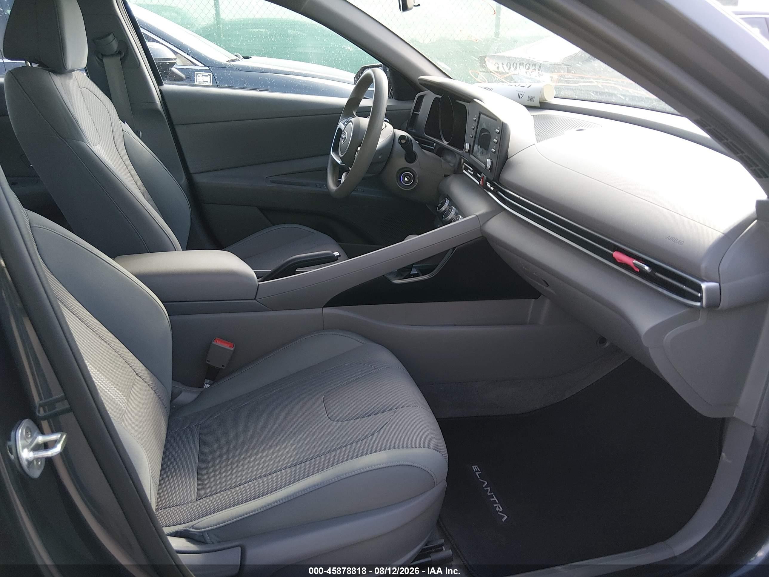 2021 Hyundai Elantra Se Gray vin: 5NPLL4AG3MH049953