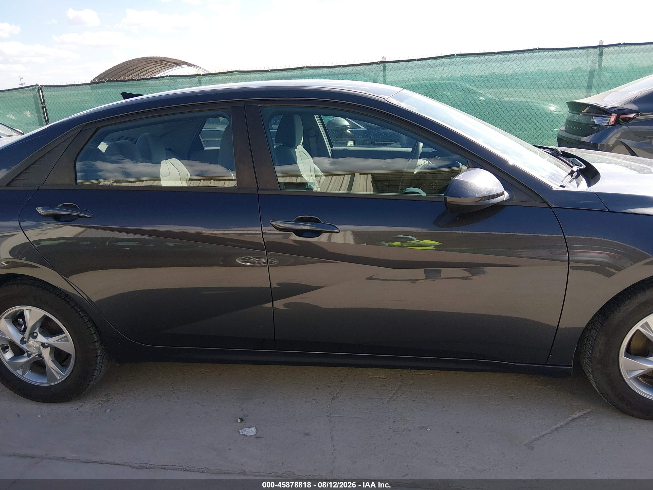2021 Hyundai Elantra Se Gray vin: 5NPLL4AG3MH049953