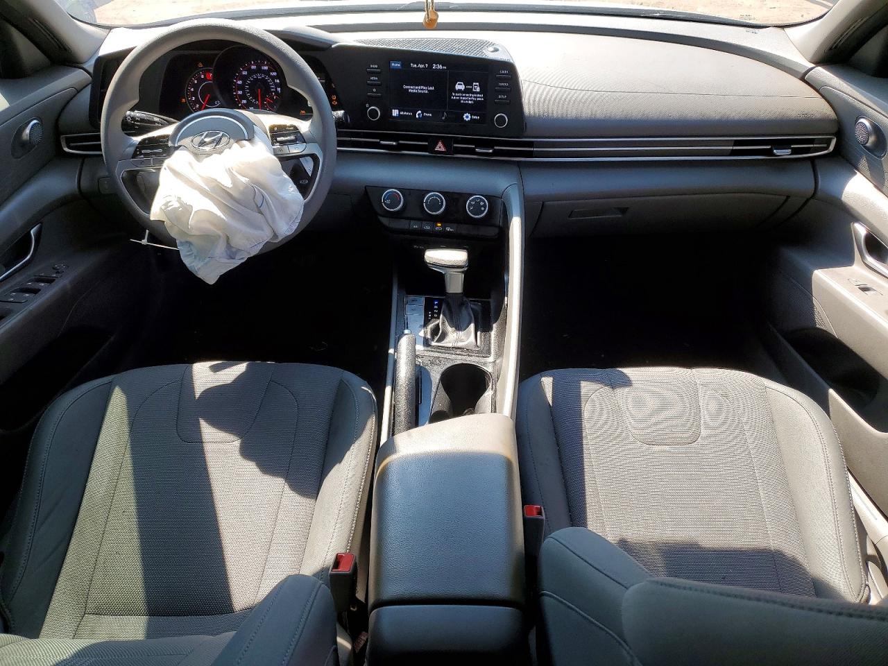 2021 Hyundai Elantra Se White vin: 5NPLL4AG4MH047273