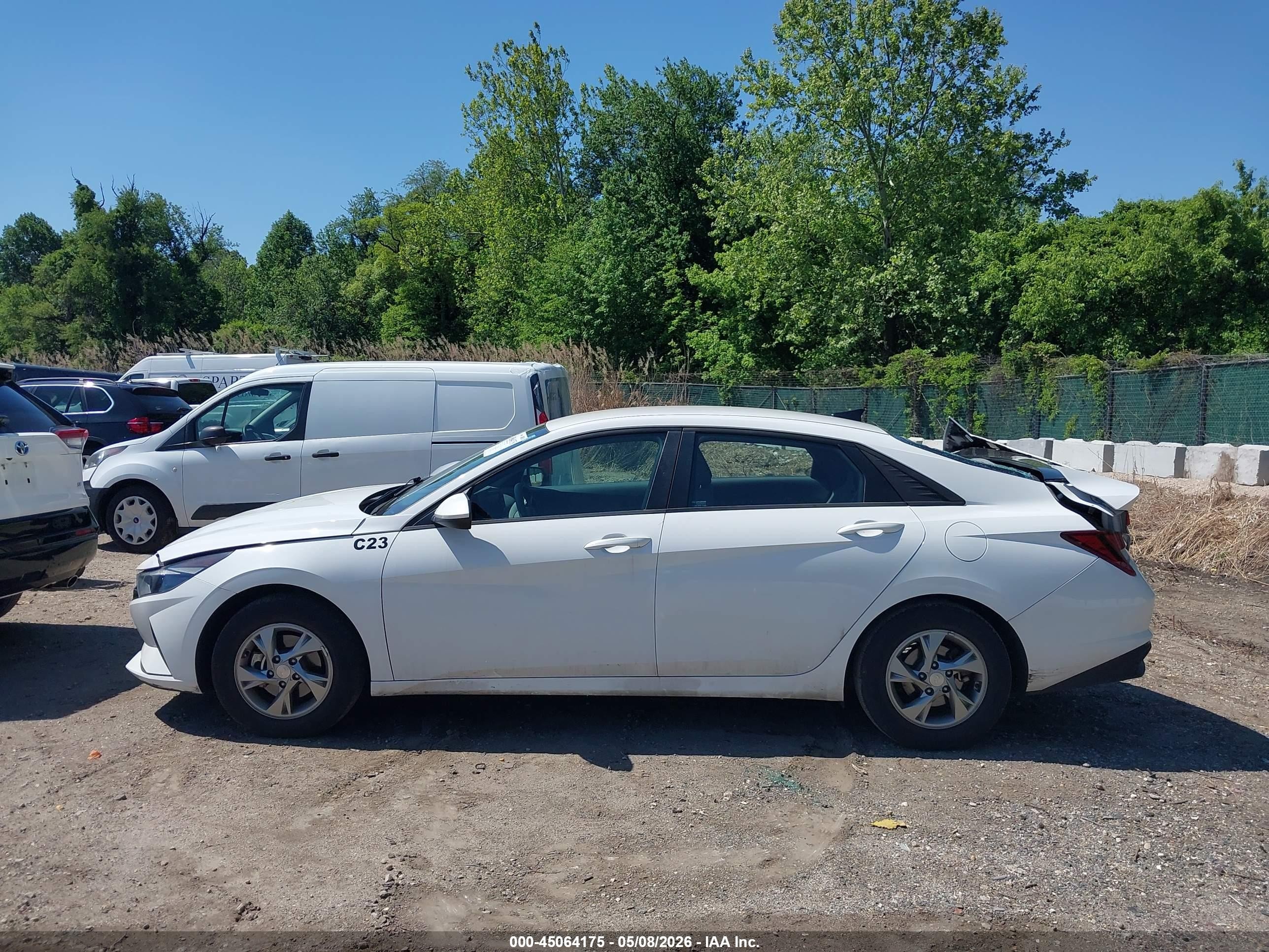 2023 Hyundai Elantra Se Белый vin: 5NPLL4AG5PH102589