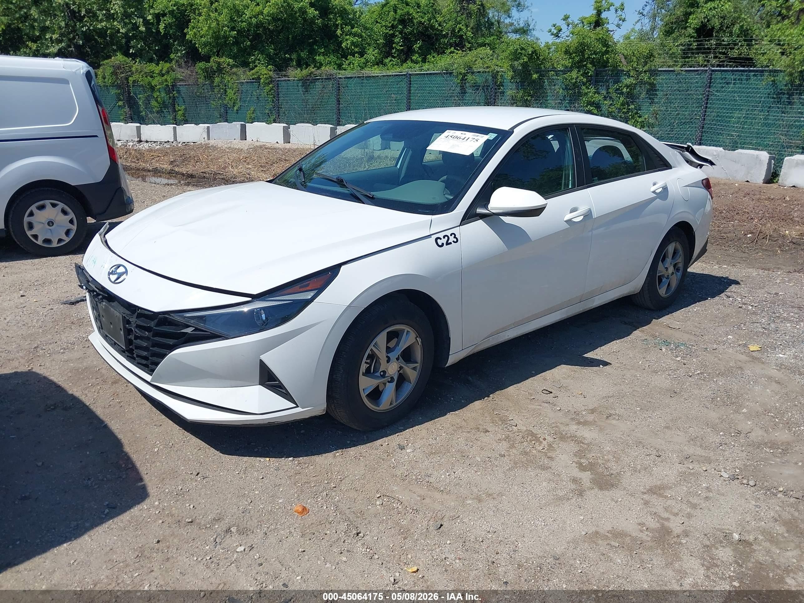 2023 Hyundai Elantra Se Белый vin: 5NPLL4AG5PH102589