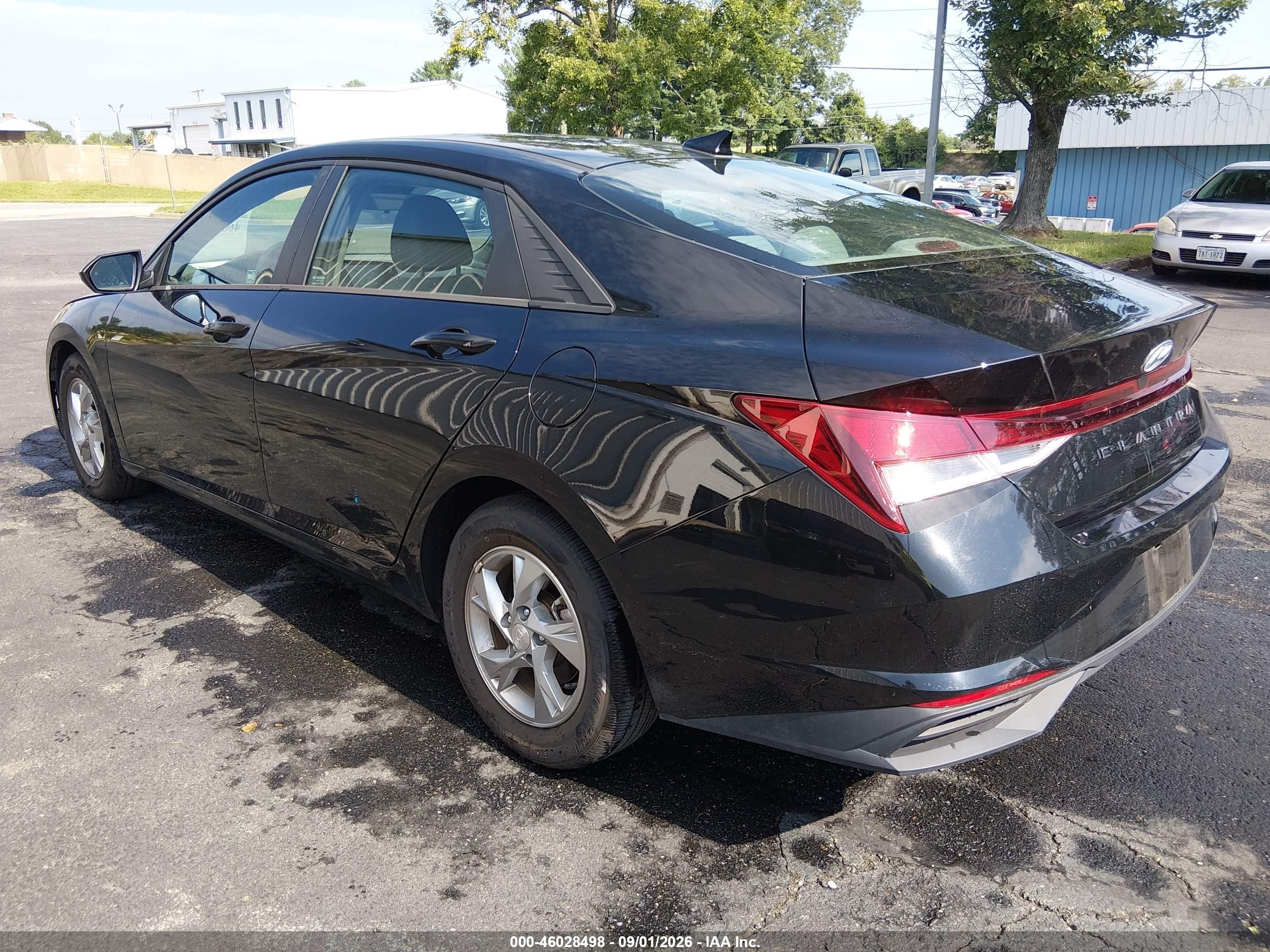 2021 Hyundai Elantra Se Black vin: 5NPLL4AG7MH046795