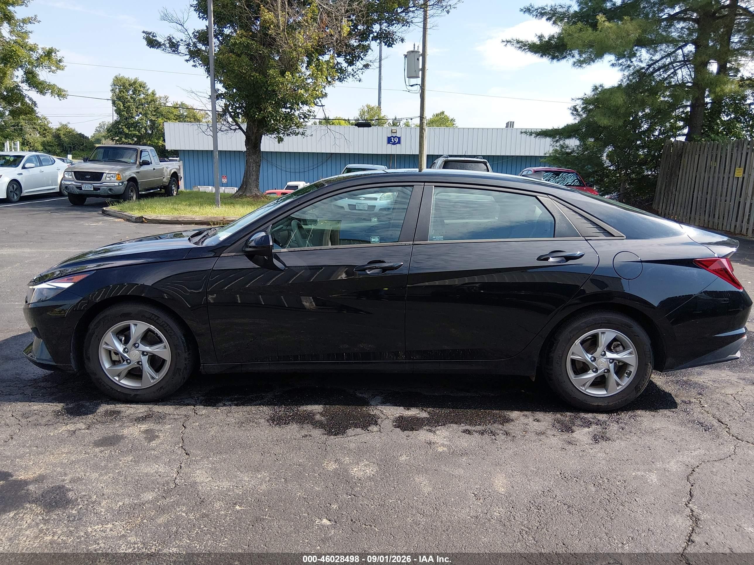 2021 Hyundai Elantra Se Black vin: 5NPLL4AG7MH046795