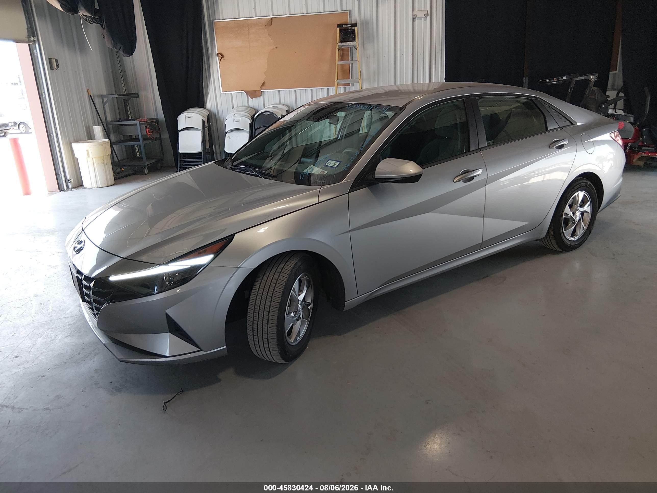 2021 Hyundai Elantra Se Silver vin: 5NPLL4AG8MH042089