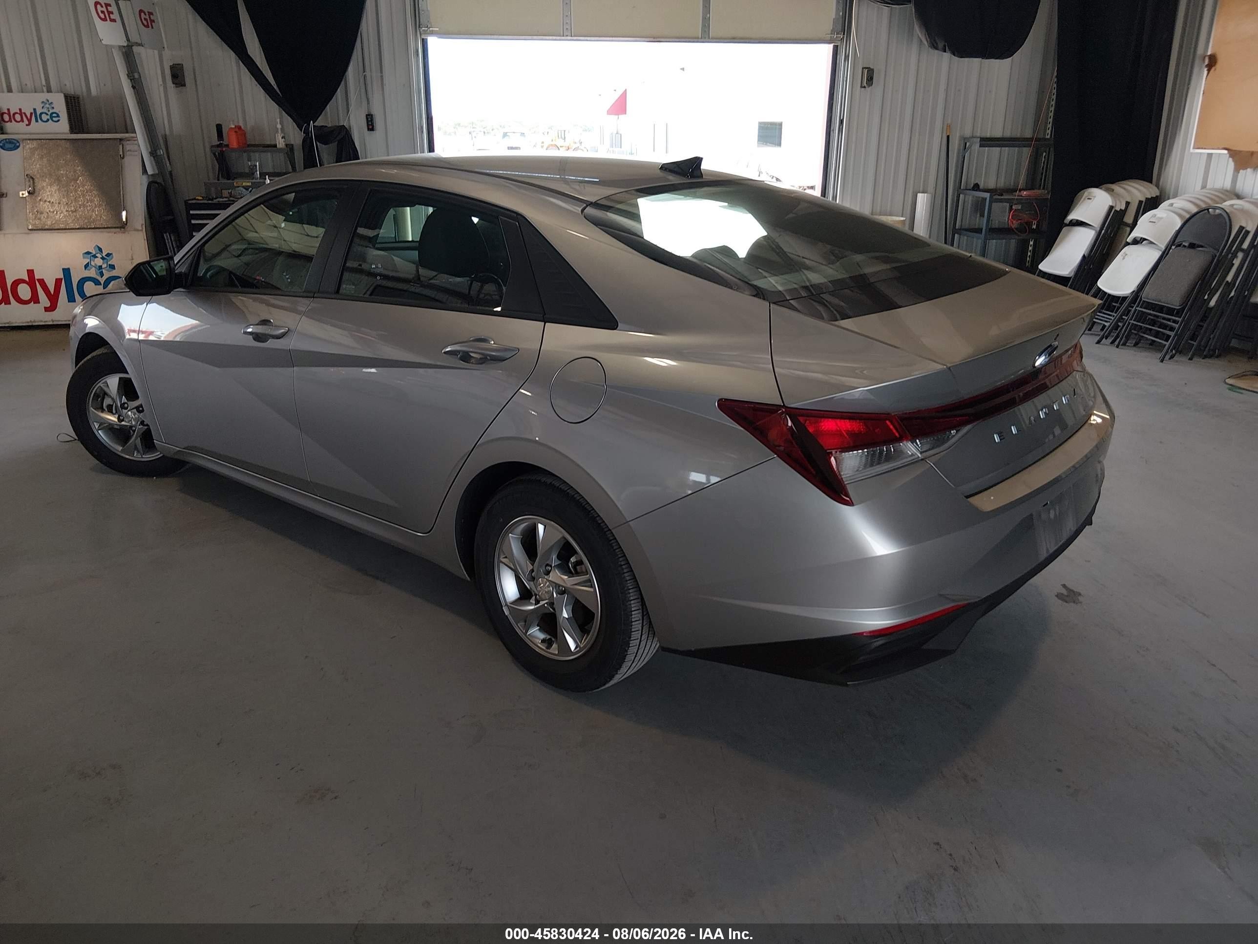 2021 Hyundai Elantra Se Silver vin: 5NPLL4AG8MH042089