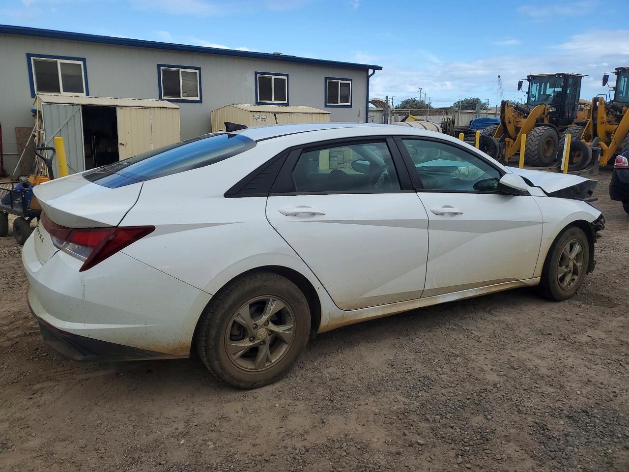 2022 Hyundai Elantra Se White vin: 5NPLL4AG8NH060853