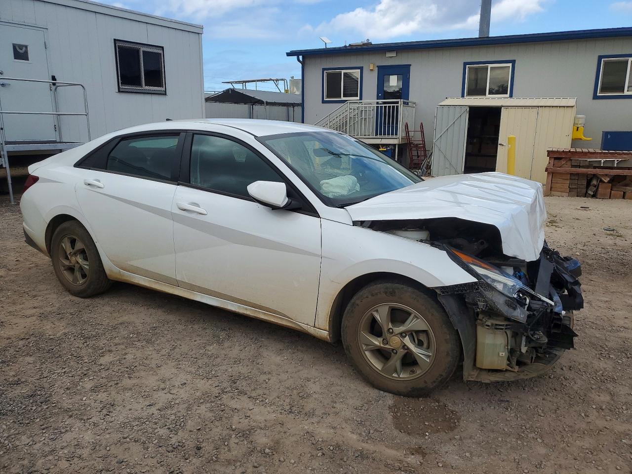 2022 Hyundai Elantra Se White vin: 5NPLL4AG8NH060853