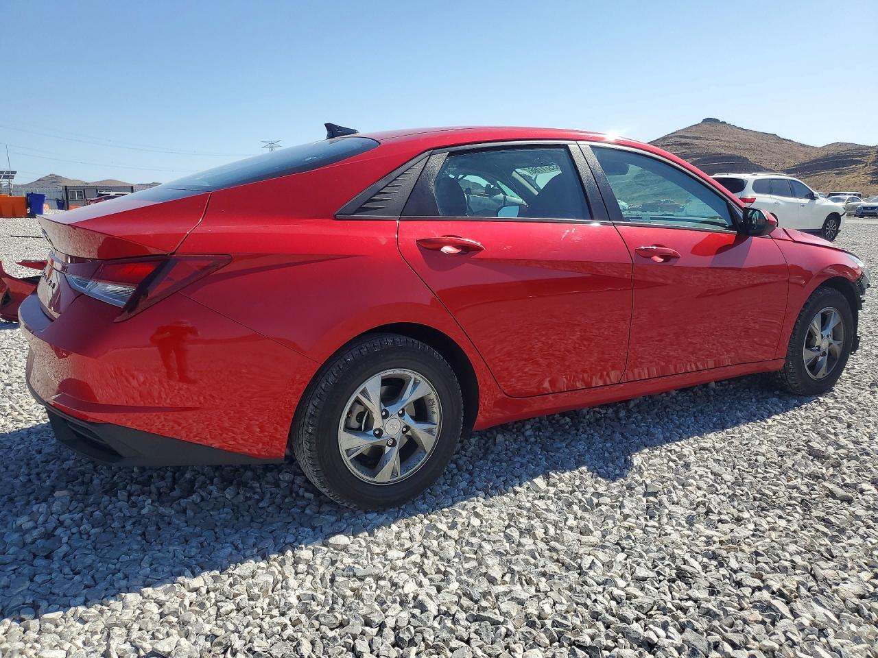 2021 Hyundai Elantra Se Red vin: 5NPLL4AG9MH014754