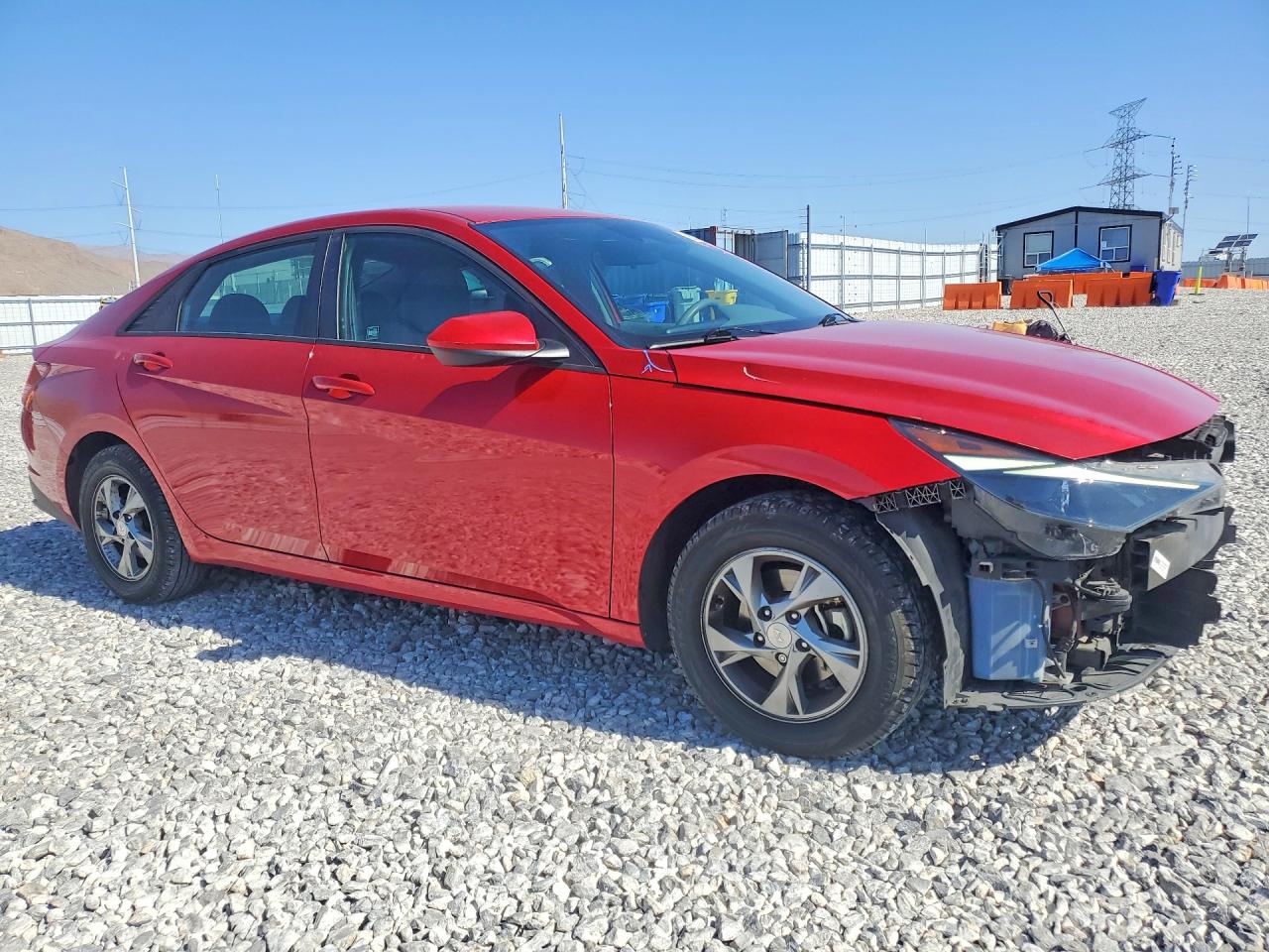 2021 Hyundai Elantra Se Red vin: 5NPLL4AG9MH014754