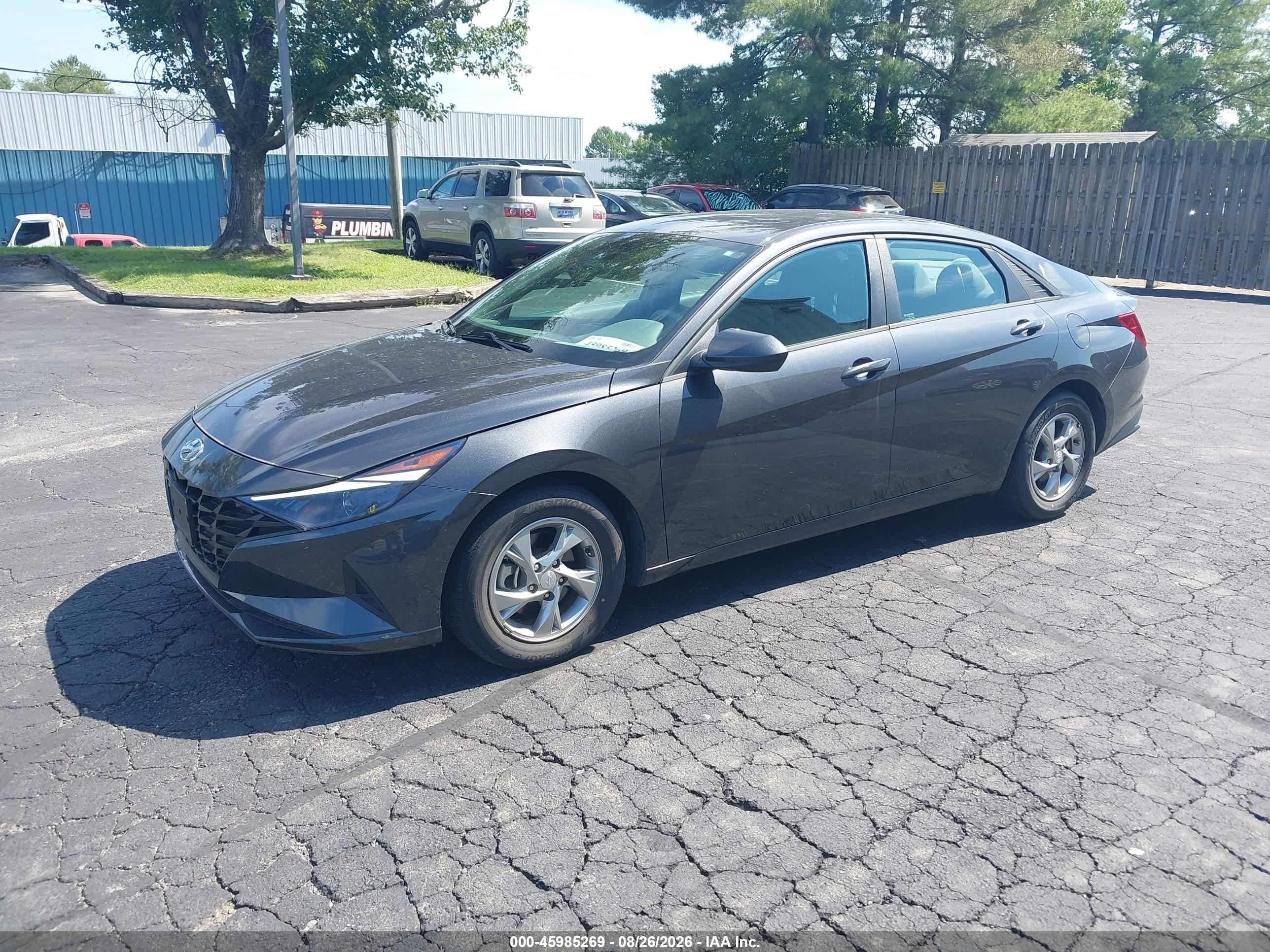 2021 Hyundai Elantra Se Серый vin: 5NPLL4AGXMH048198